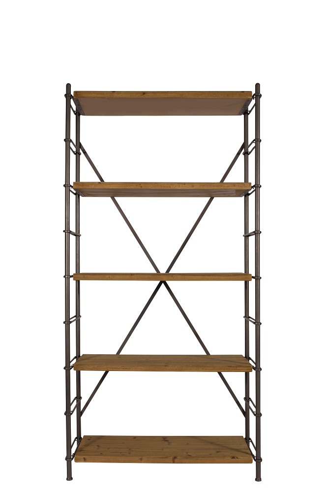 DutchBone Vintage Regal Ironwood Shelf Bücherregal Raumteiler