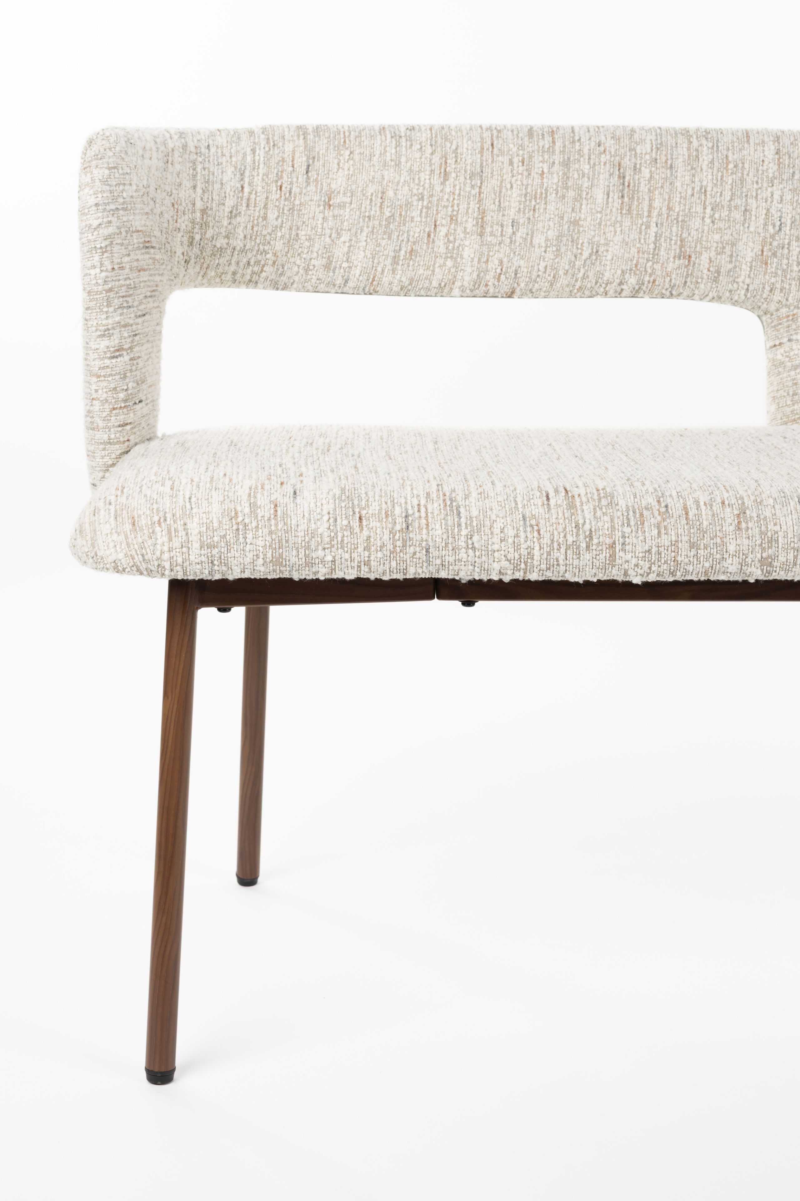 Essgruppe Retro Chelsea Bank + 2 Stühle Beige