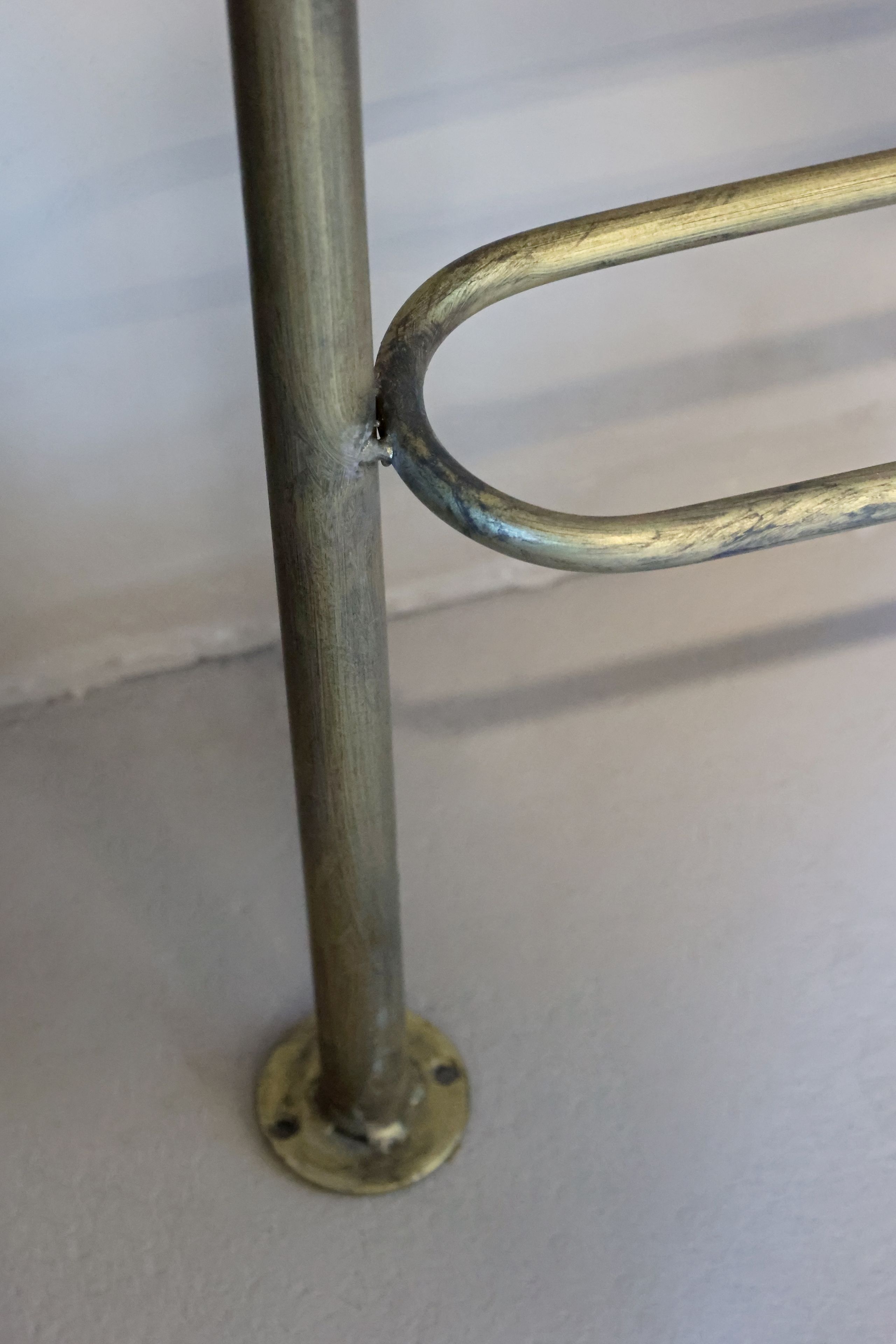 Vintage Weinregal Flaschenständer Dionysos Metall Antik-Gold