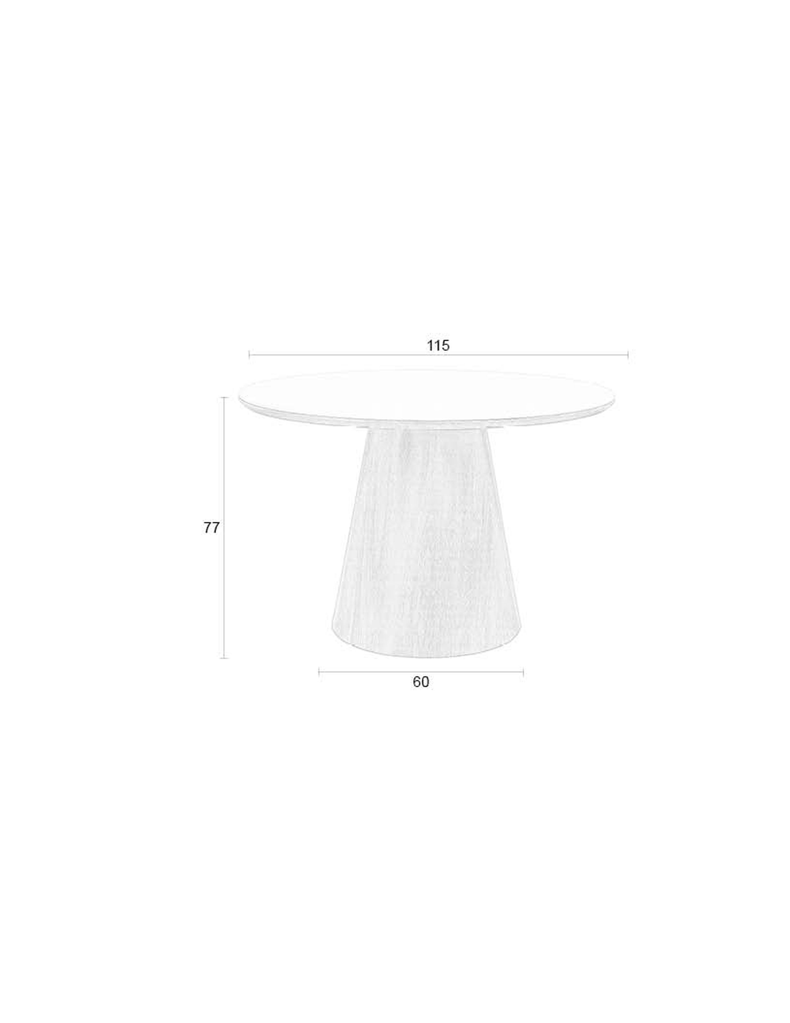 Retro Esstisch Almira Oval Walnuss Travertin Sinterstein Marmor 115 cm Retro Esstisch Almira Oval Walnuss Travertin Sinterstein Marmor 115 cm