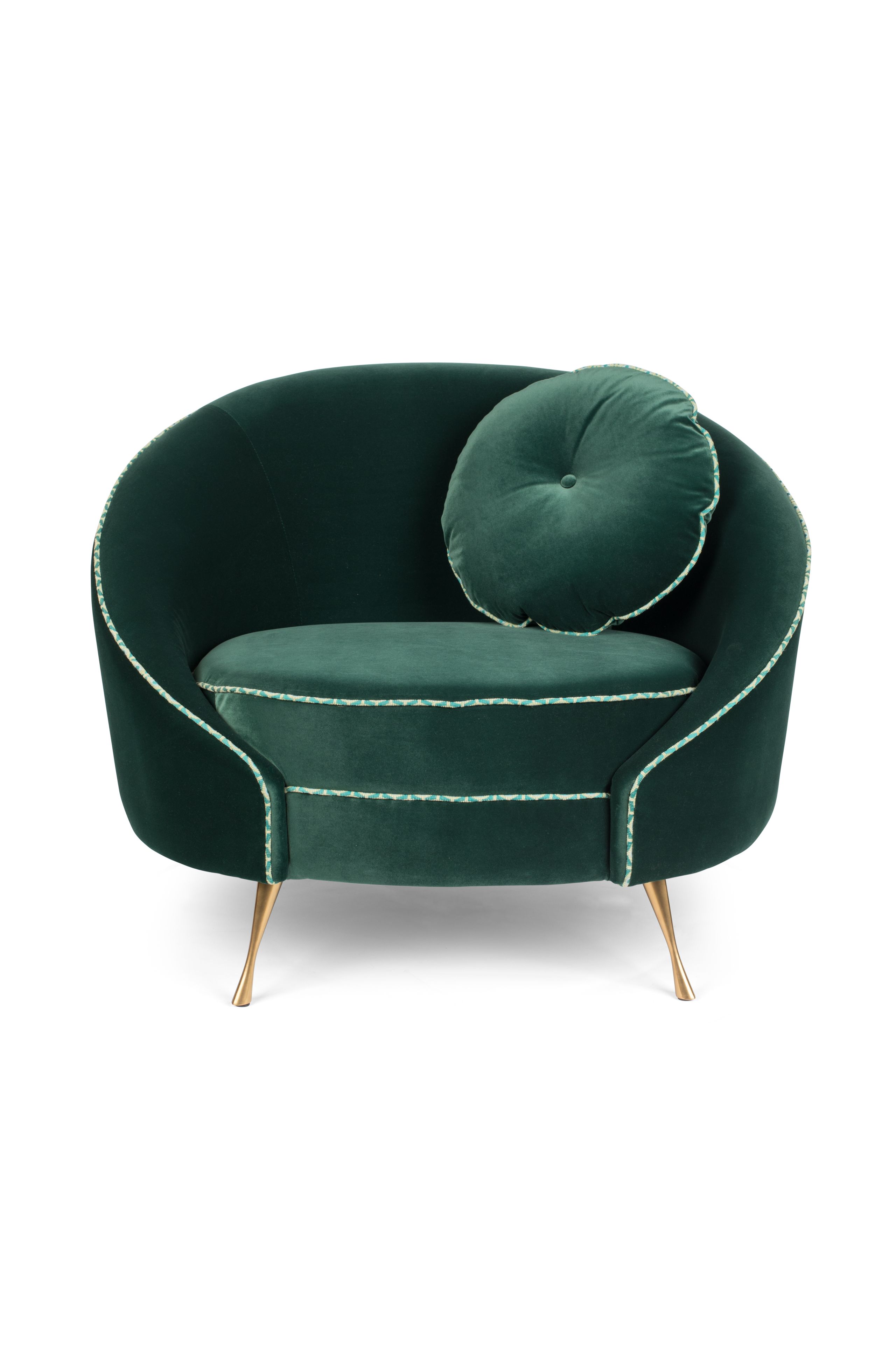 Retro Sessel Cocktailsessel Don't Love Me Lounger Grün