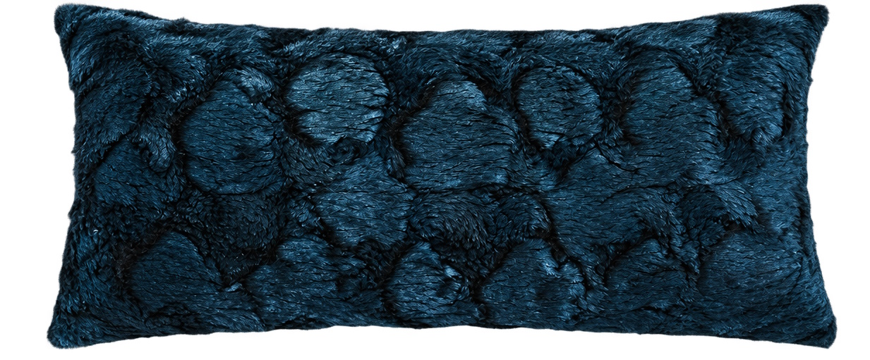Deko Kissen Achat Edelstein Blau 30 x 50 
