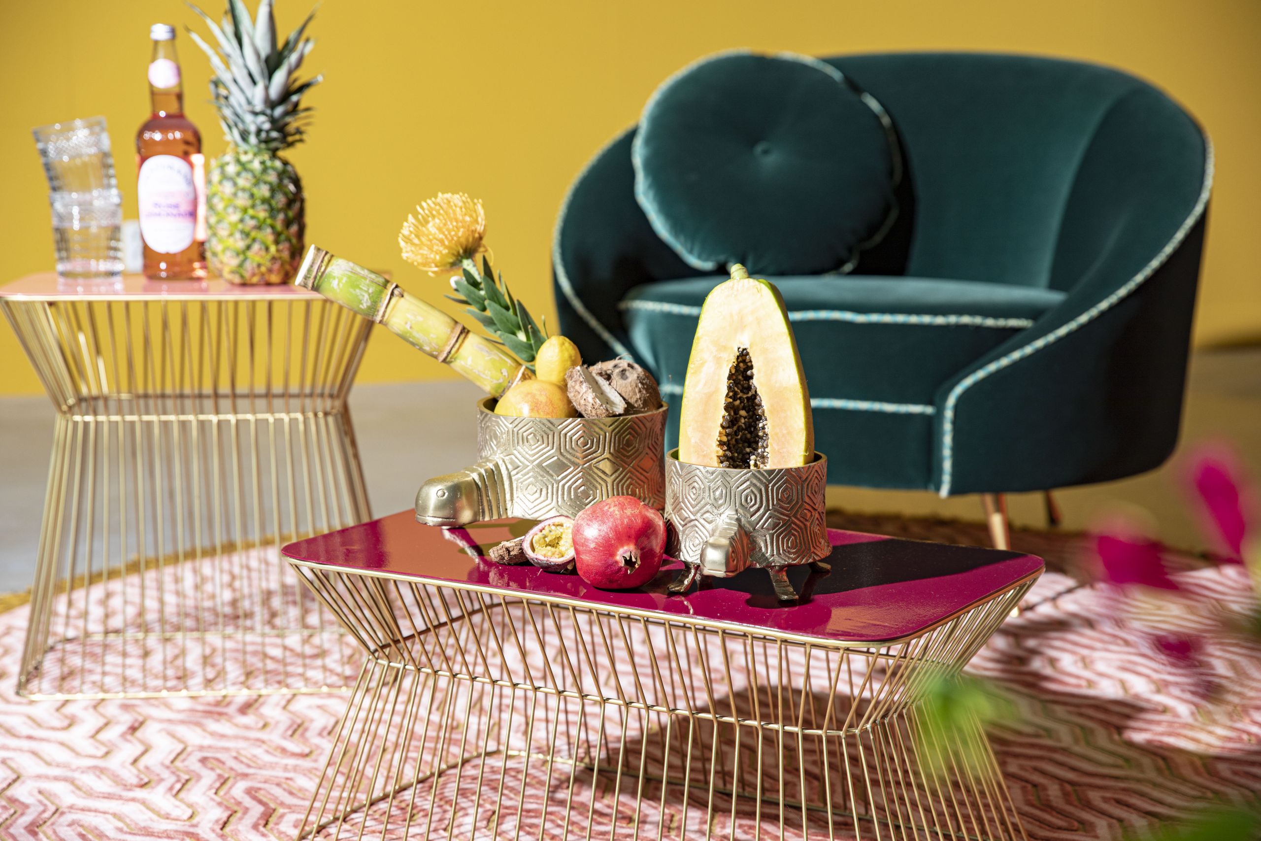Retro Sessel Cocktailsessel Don't Love Me Lounger Grün