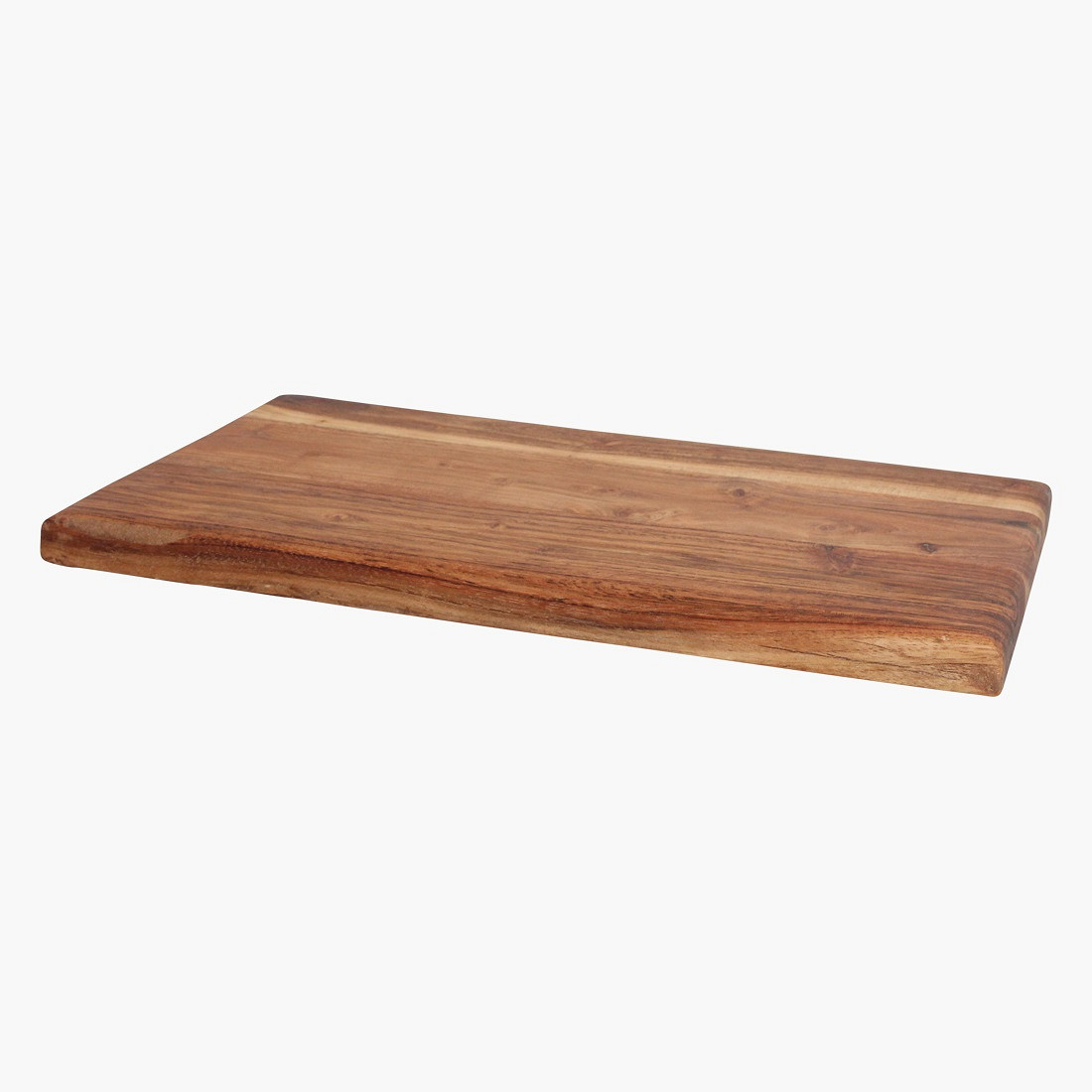 Schneidebrett Servierbrett aus beständigem Akazienholz Geölt 45 x 25 cm