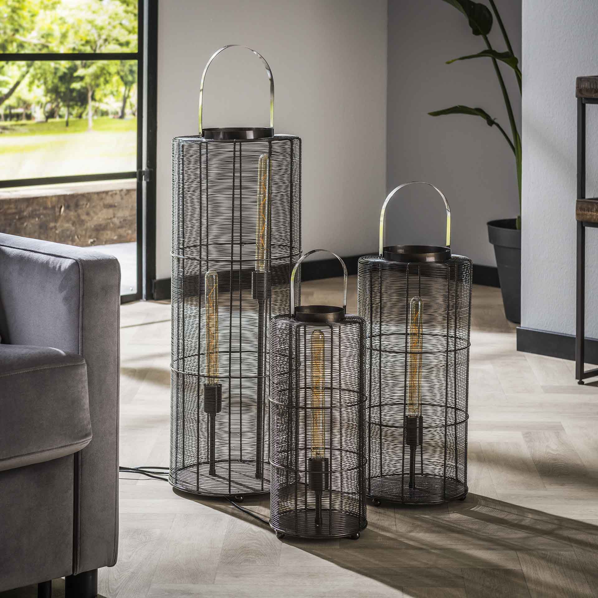 Stehlampe Industrial Laterne Reach XL