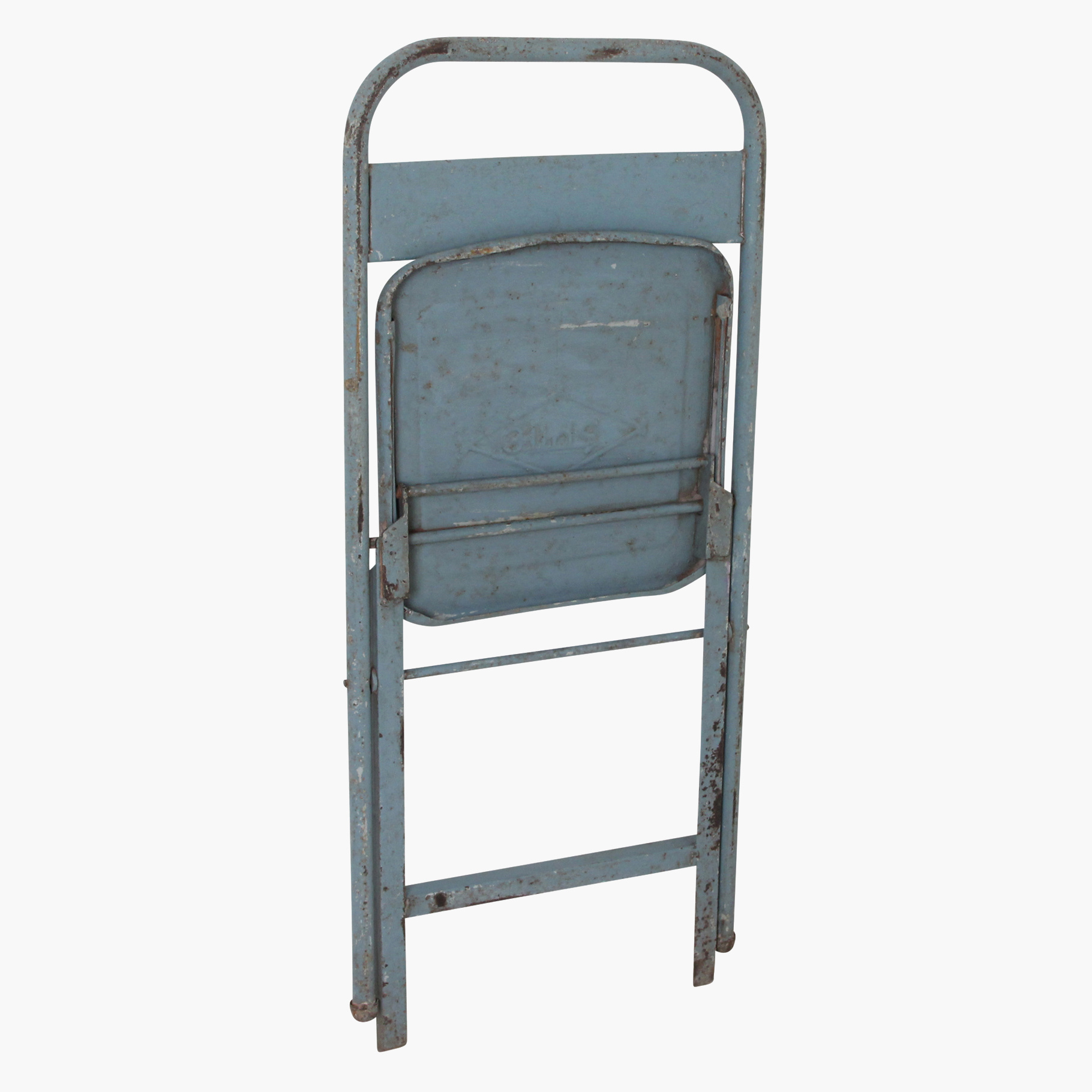STIR00025L_7 Vintage Klappstuhl Easy Balkonstuhl Esszimmerstuhl Hellblau Outdoor