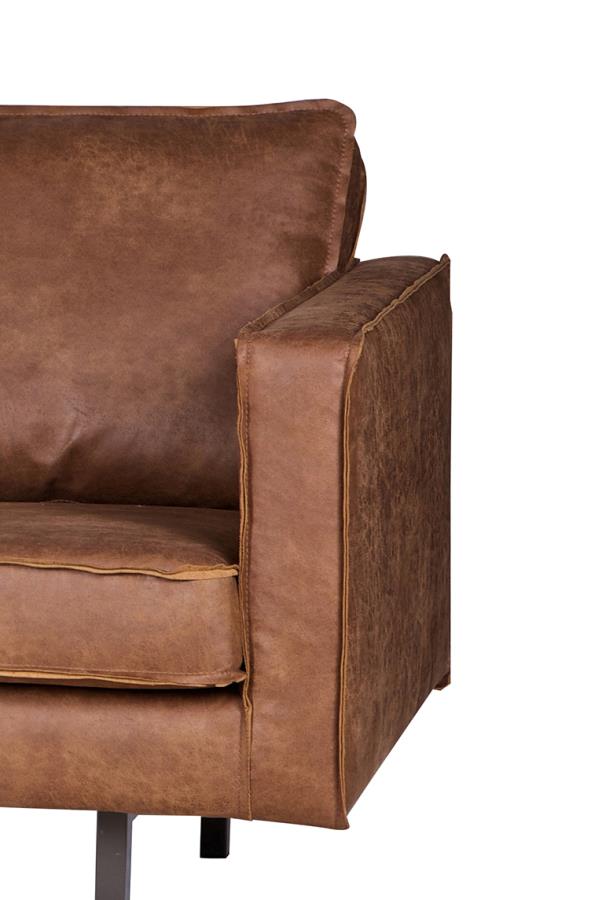 Ledersofa Rodeo 3-Sitzer Cognac 280