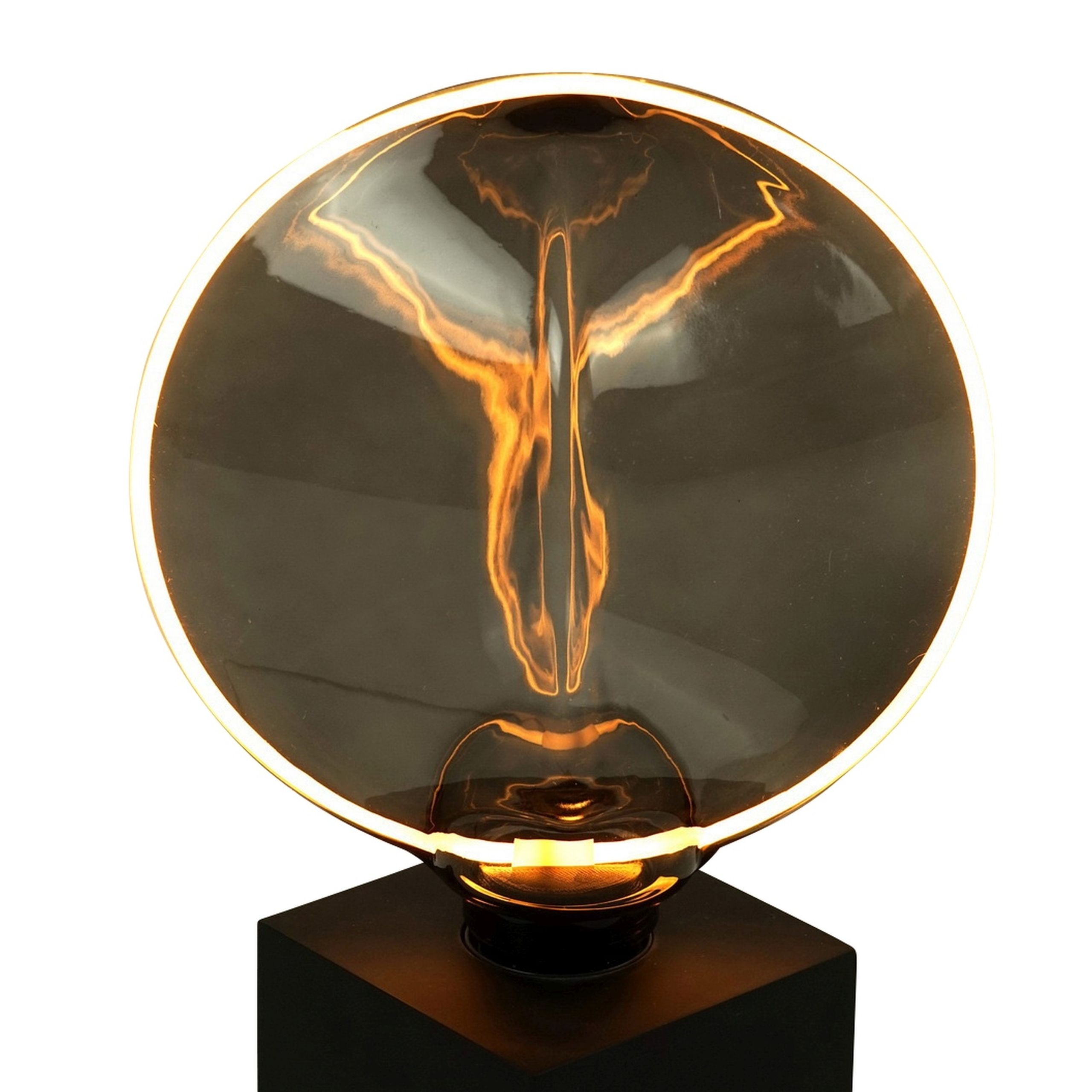 Glühbirne Vintage LED Rauchglas Rund XL Glühbirne Vintage LED Rauchglas Rund XL