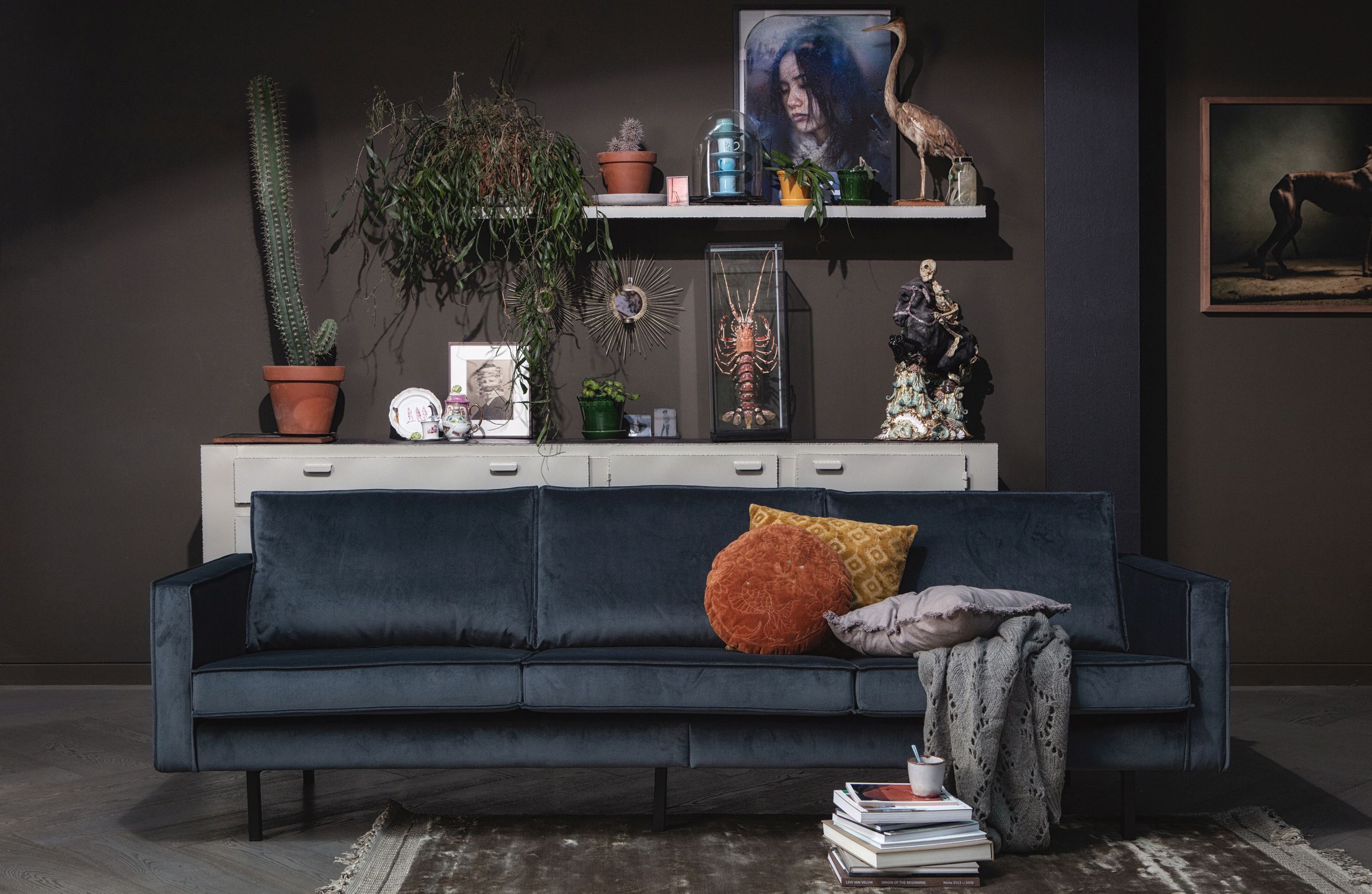 8714713101535_2 Retro Samtsofa Rodeo 3-Sitzer Teal
