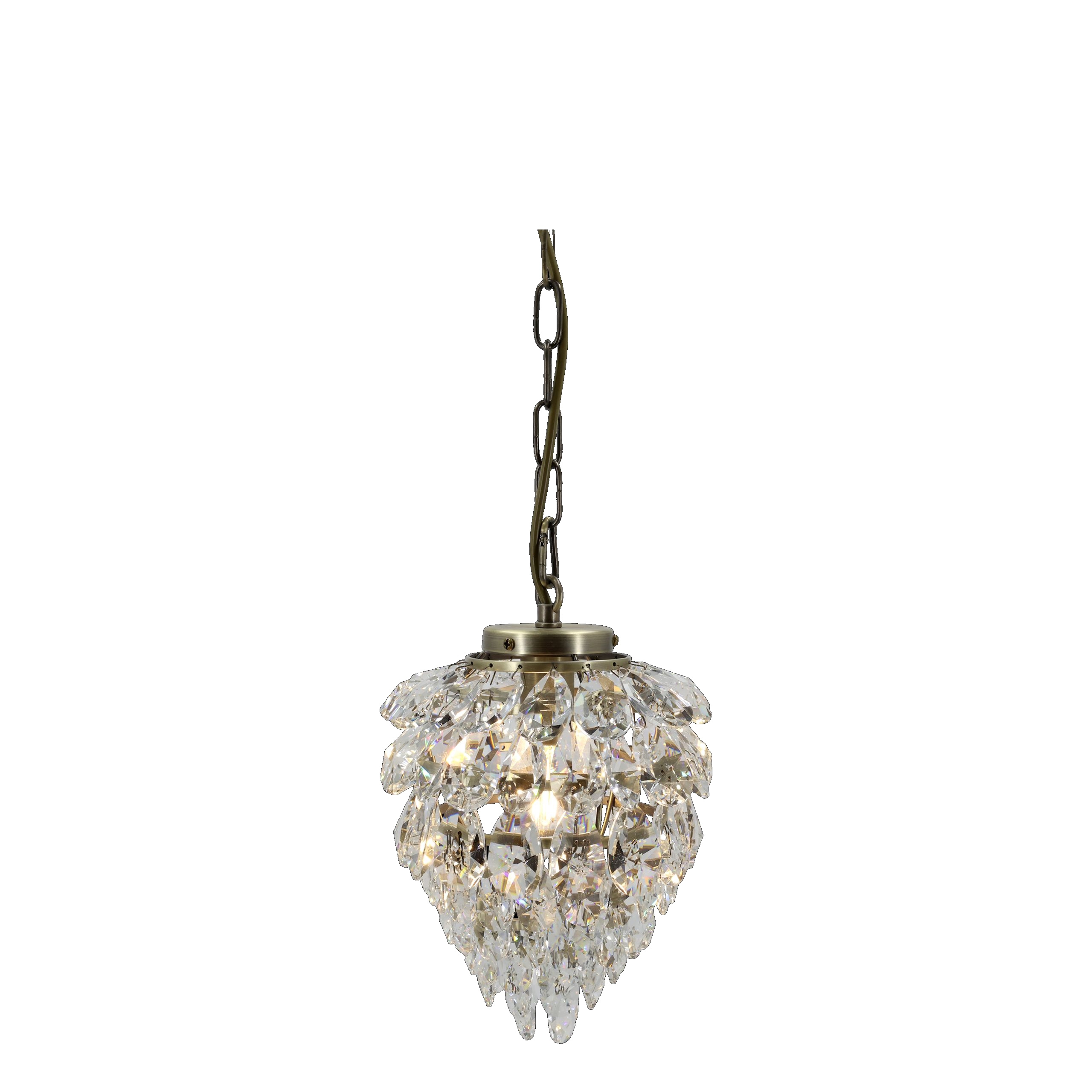 Hängelampe Pendelleuchte Versailles Glasprismen klein