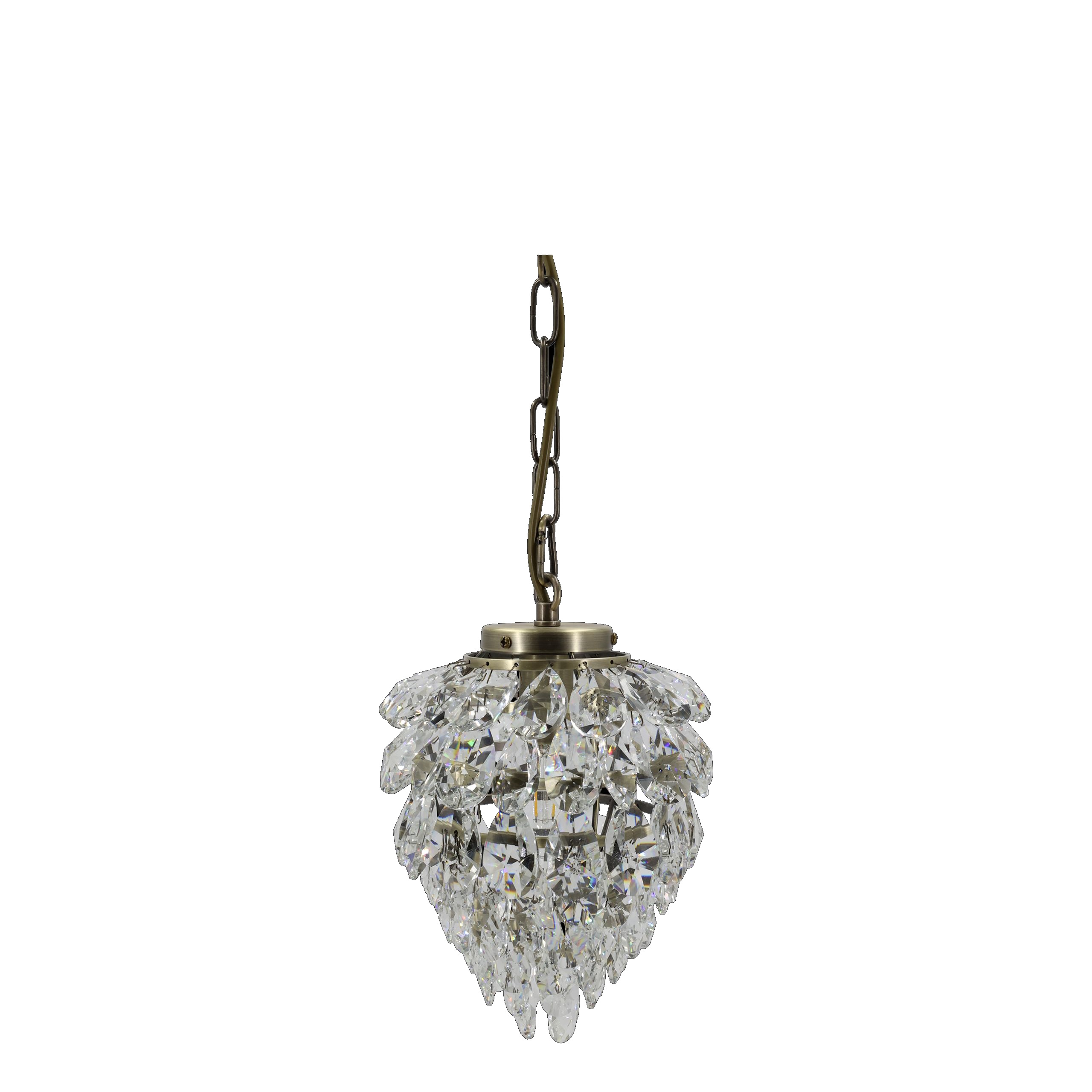 Hängelampe Pendelleuchte Versailles Glasprismen klein