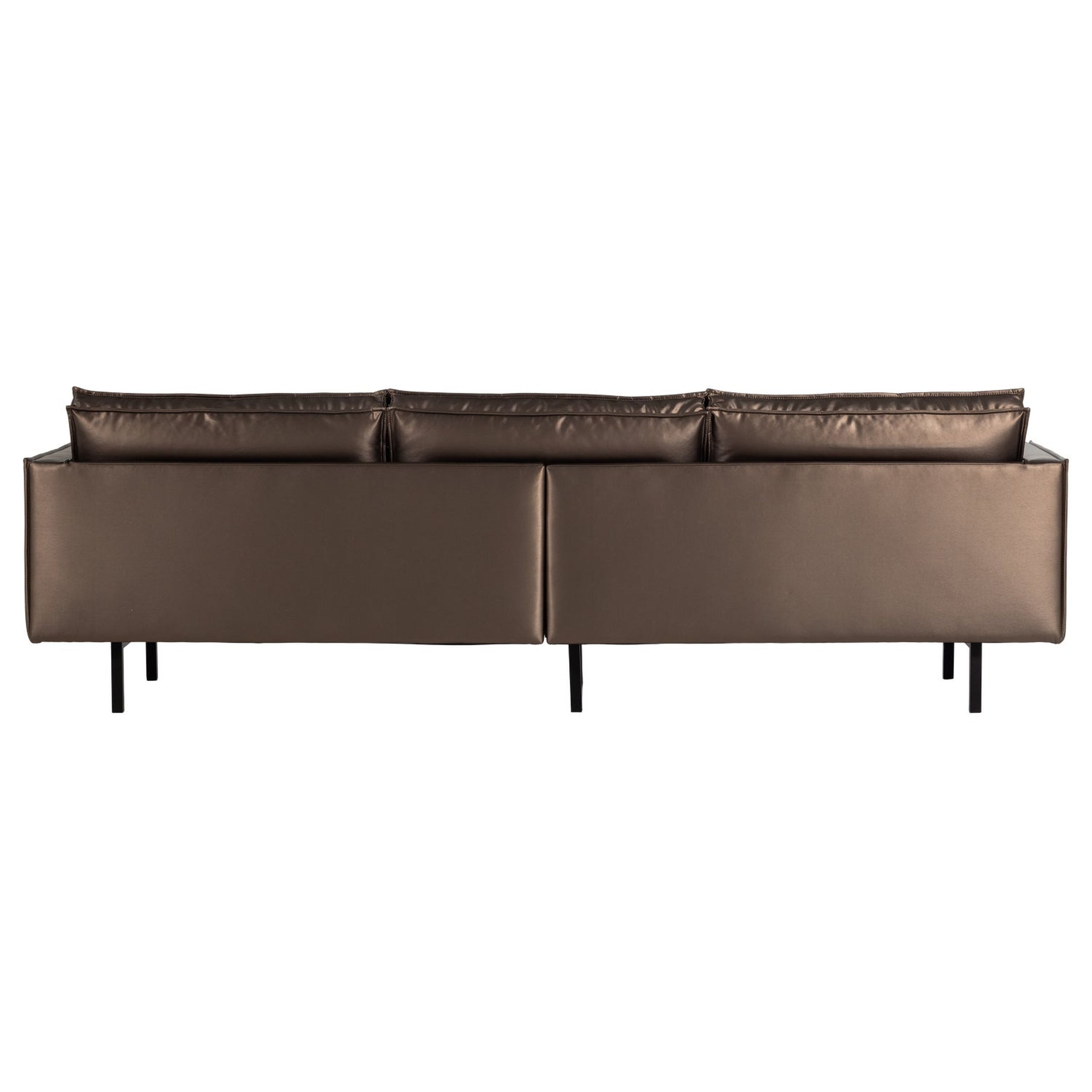 Retro Sofa Rodeo 3-Sitzer Metallic Kupfer Braun Retro Sofa Rodeo 3-Sitzer Metallic Kupfer Braun