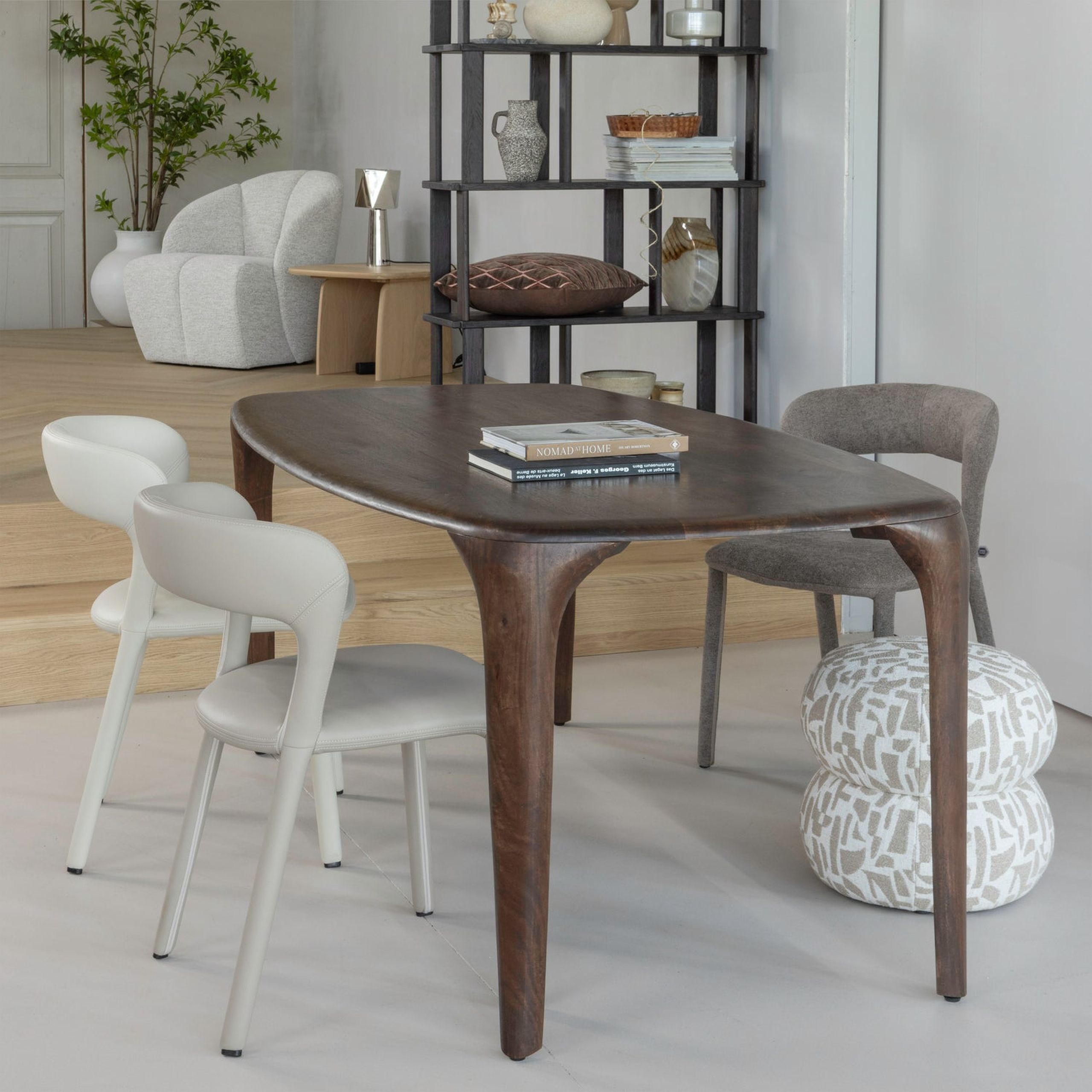 Retro Esstisch Fiore Organic Mangholz 190 cm