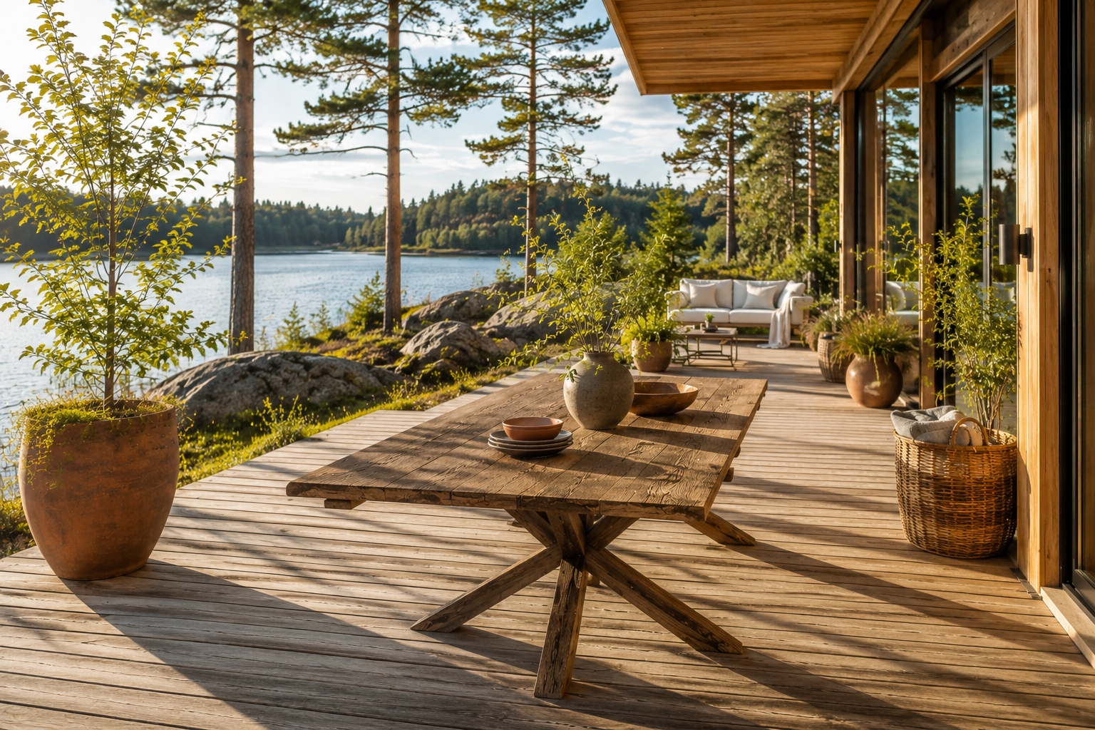 Esstisch Outdoortisch Teakholzplanken Massiv 250/100/6