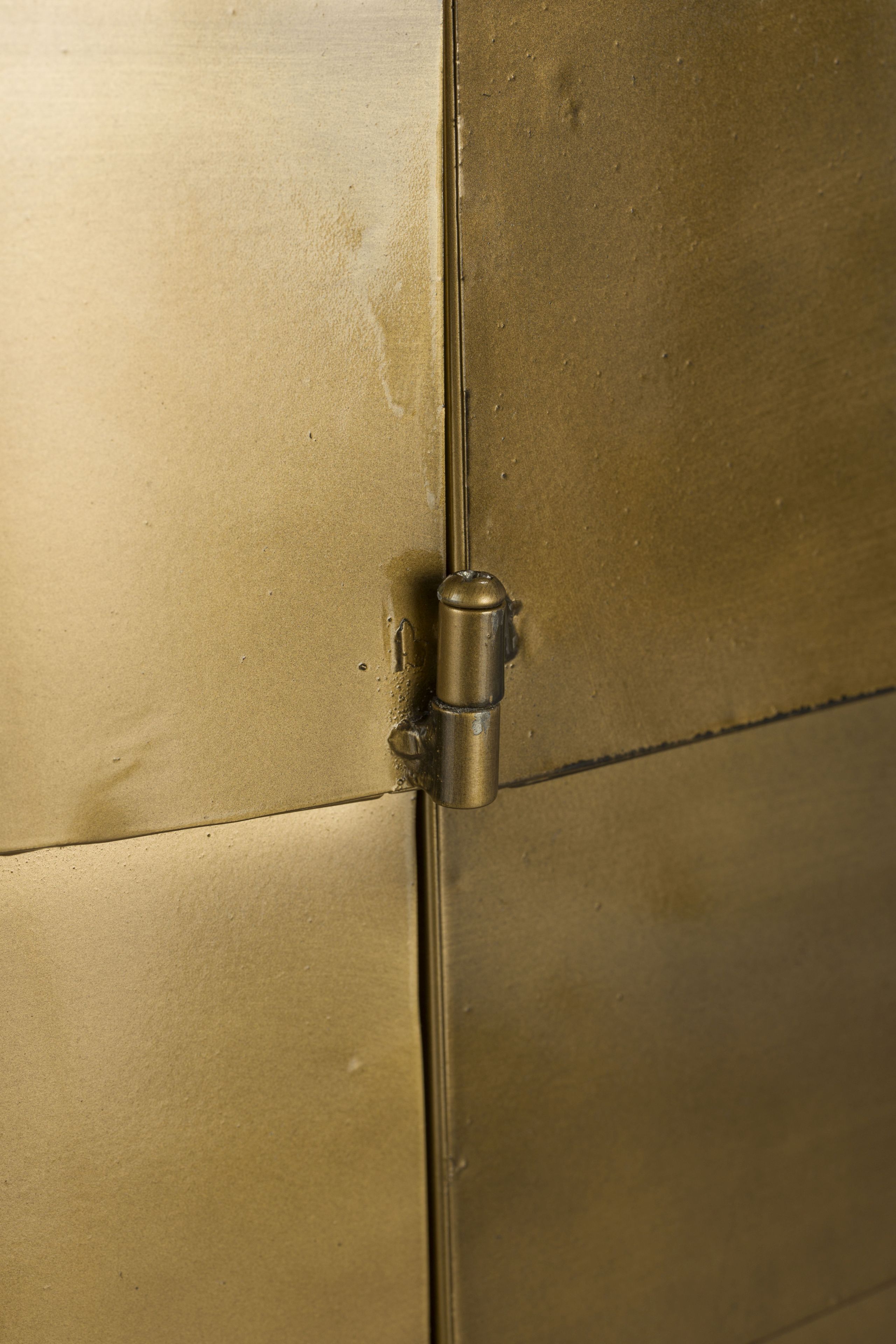 Retro Sideboard Hanna Metall Gold Art Déco