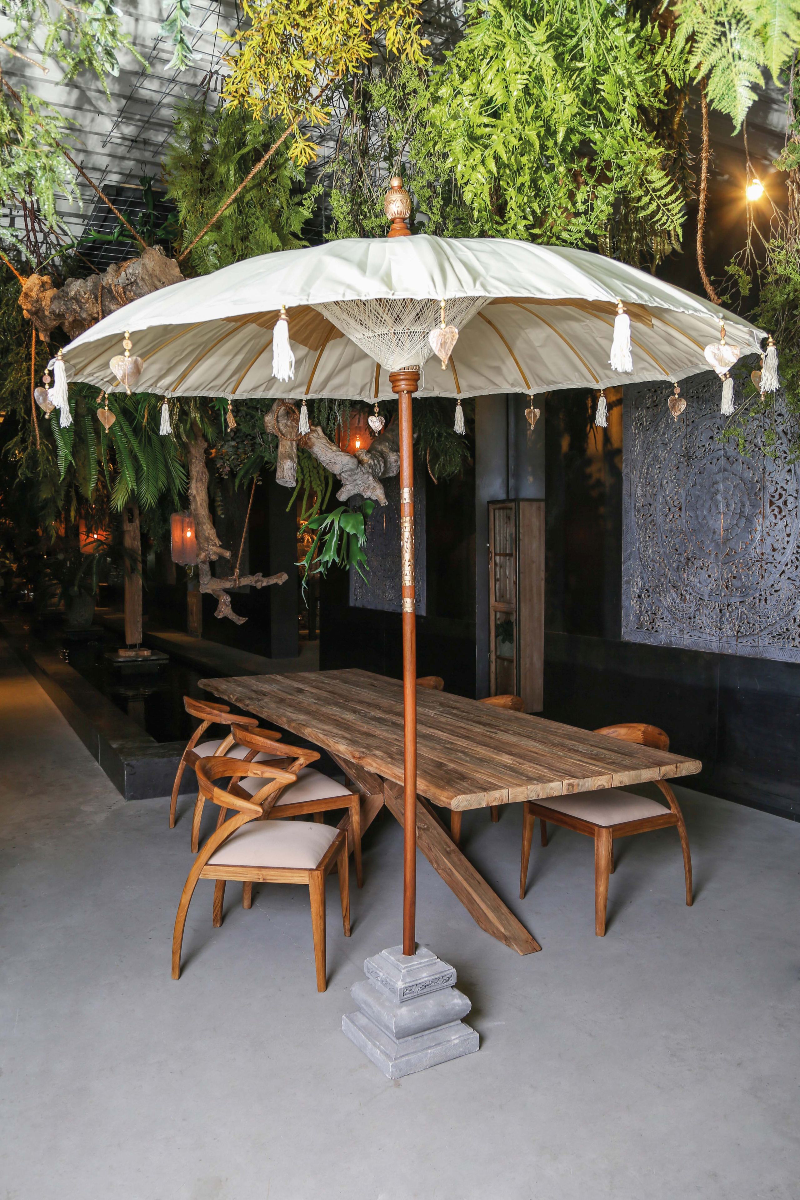 Esstisch Outdoortisch Bali Recyceltes Teakholz Massiv 250