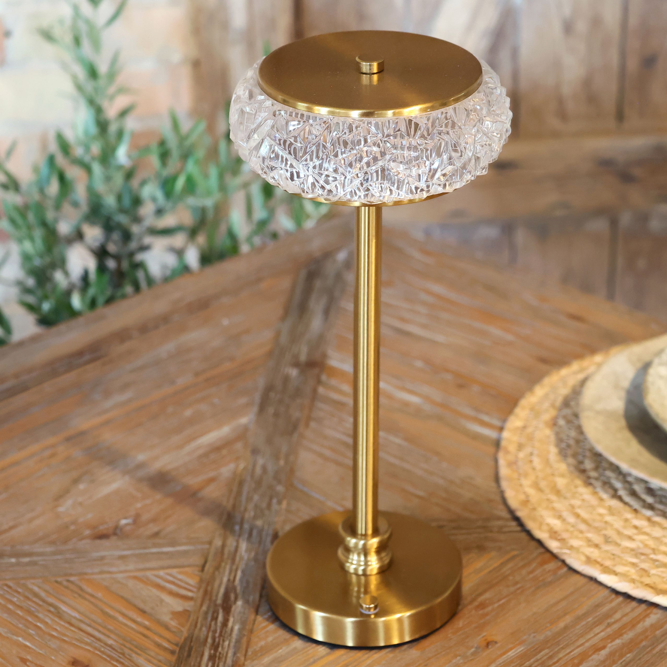 LED-Tischlampe Helios Gold verschiedene Ausführungen