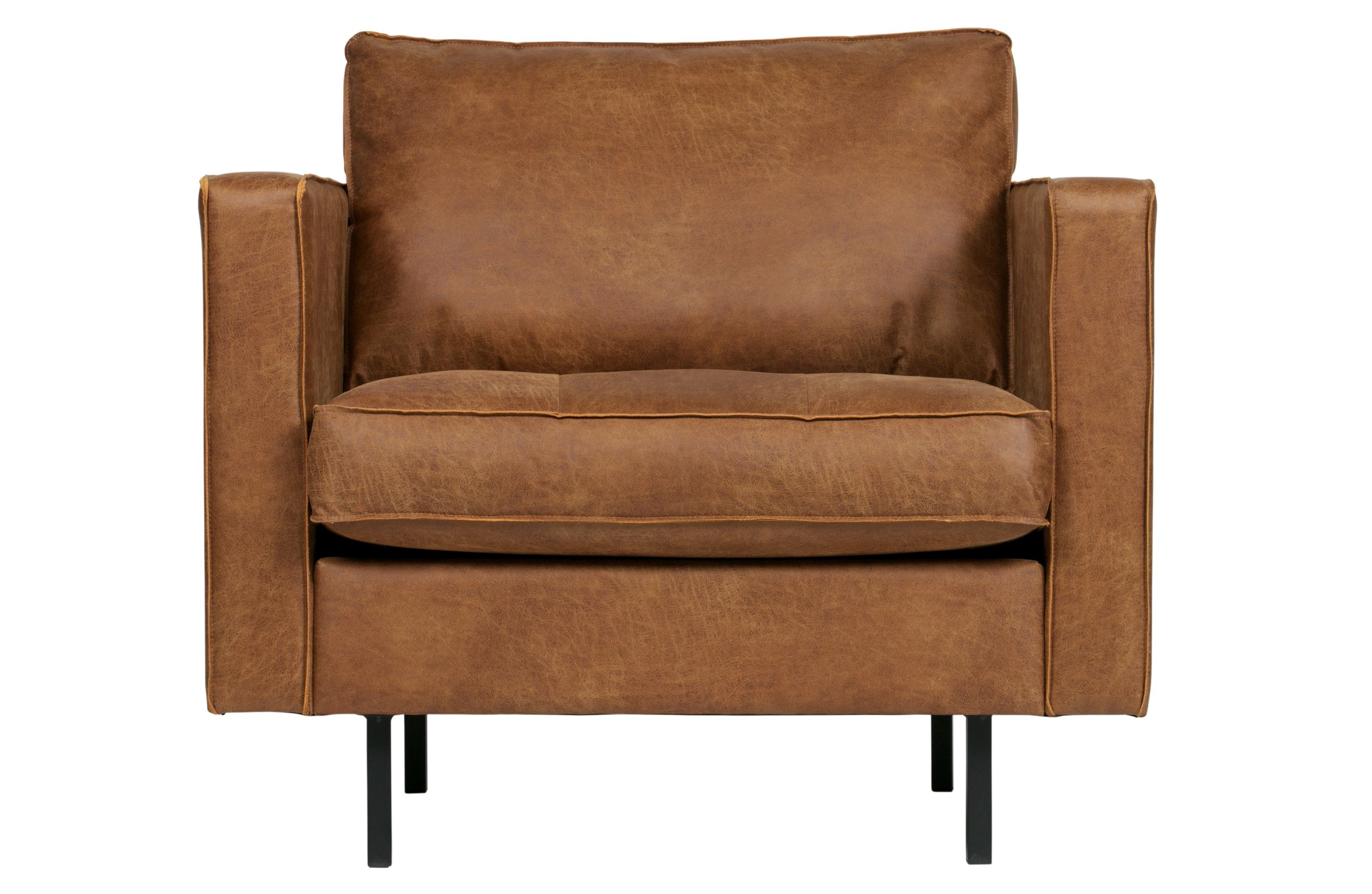 Ledersessel Rodeo Classic 1-Sitzer Cognac Chesterfield