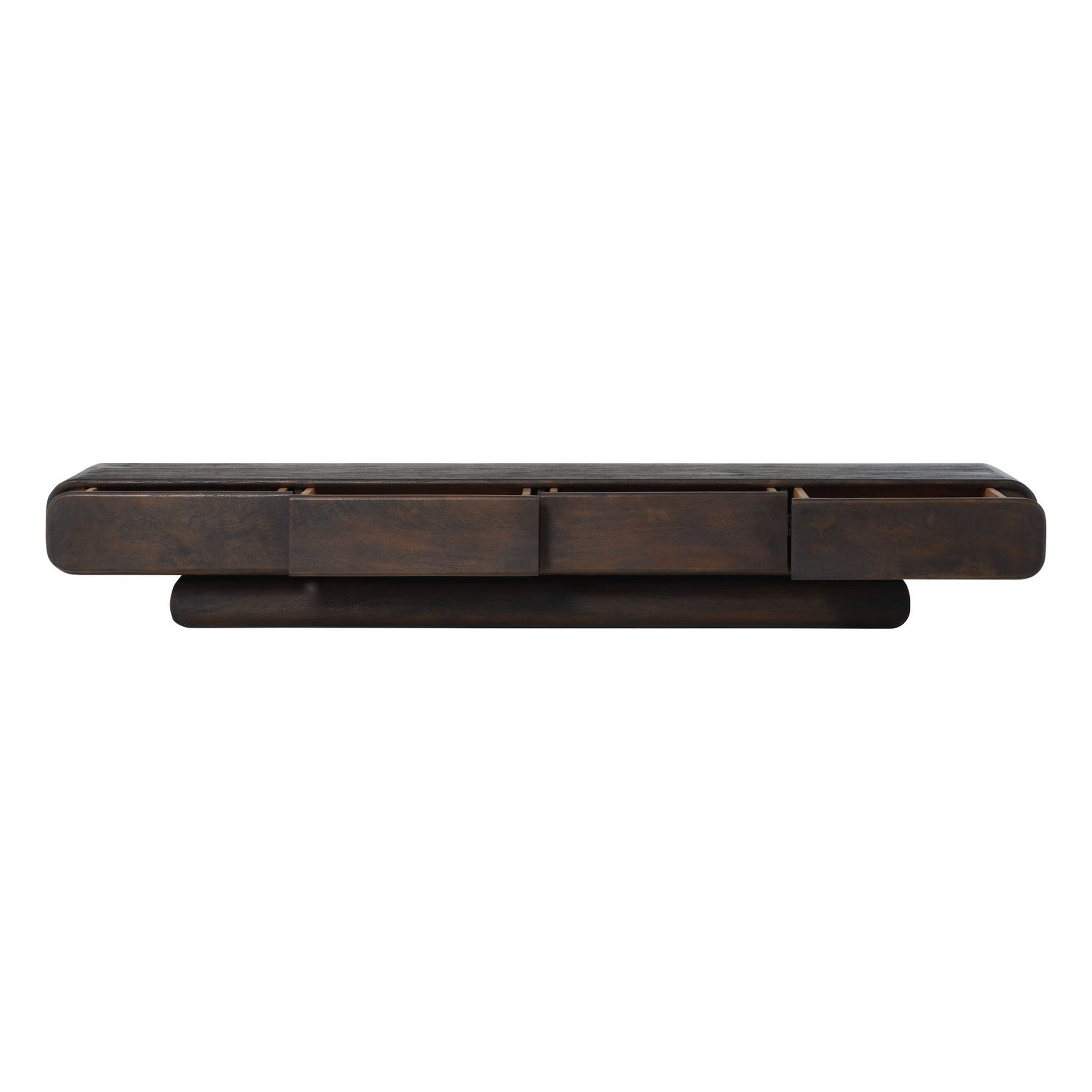 Retro TV-Board Sideboard Loop Mangoholz braun