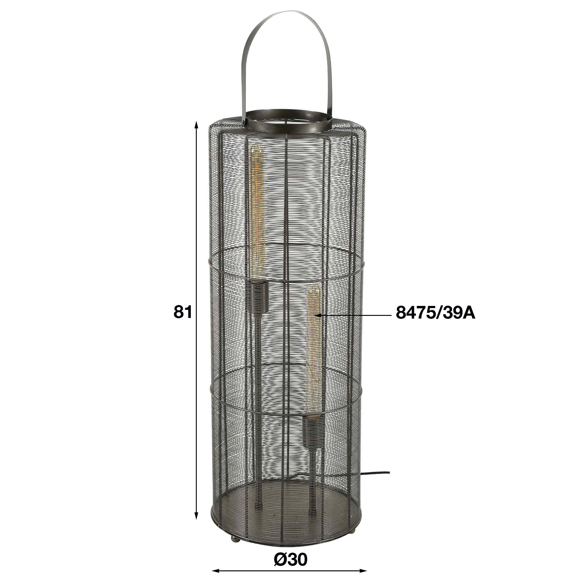 Stehlampe Industrial Laterne Reach XL