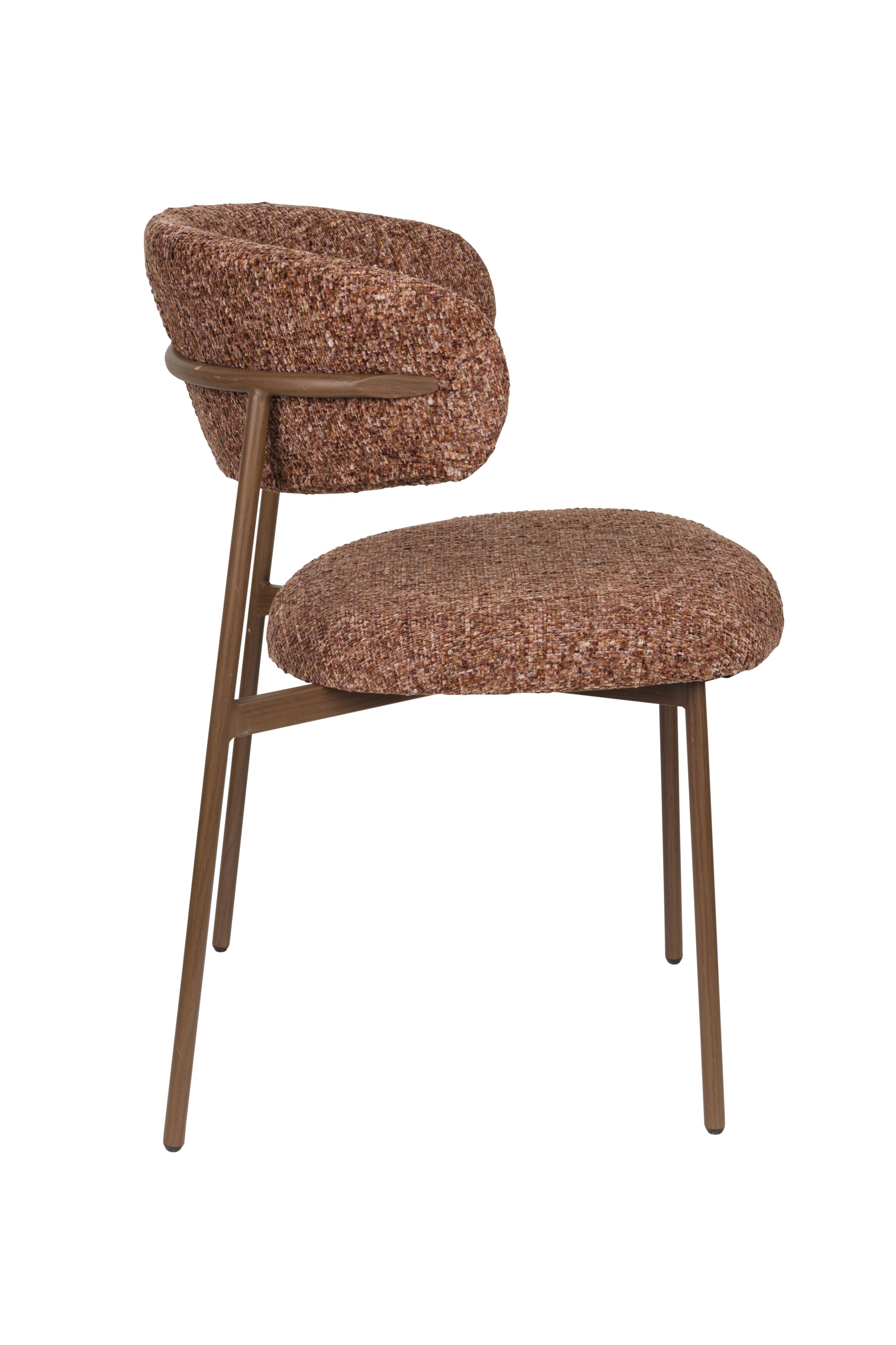 2er Set Retro Esszimmerstühle Claes Walnussholzoptik Terra