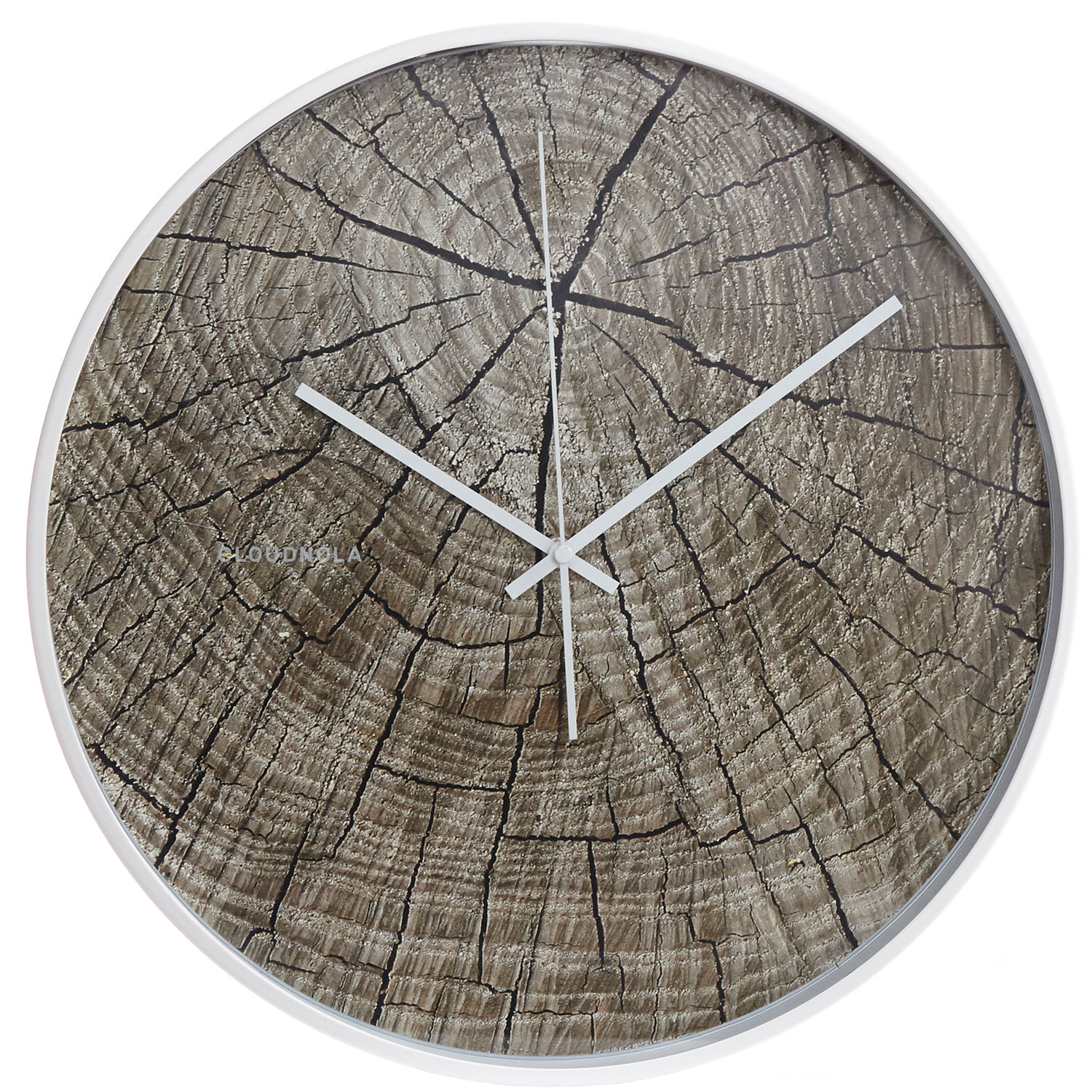 Wanduhr Woodstock Structure Holzoptik 40cm