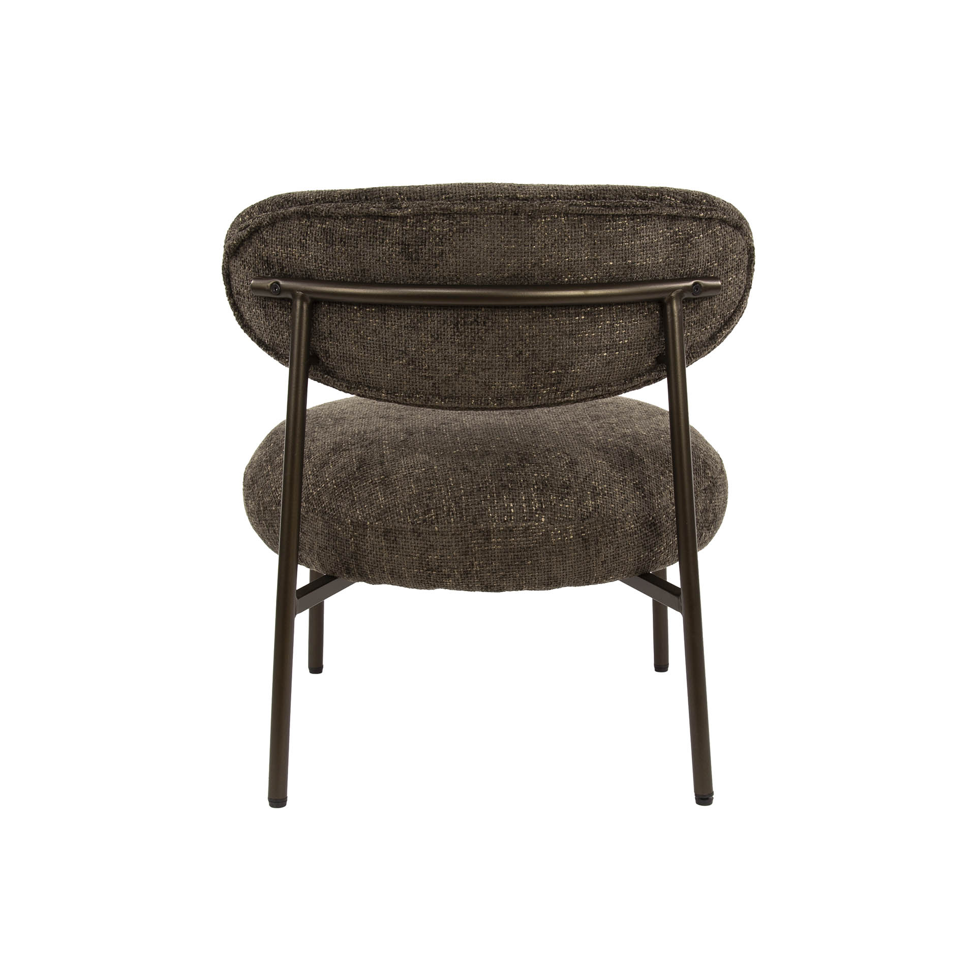 Retro Cocktailsessel Round in Cargo Braun Retro Cocktailsessel Round in Cargo Braun