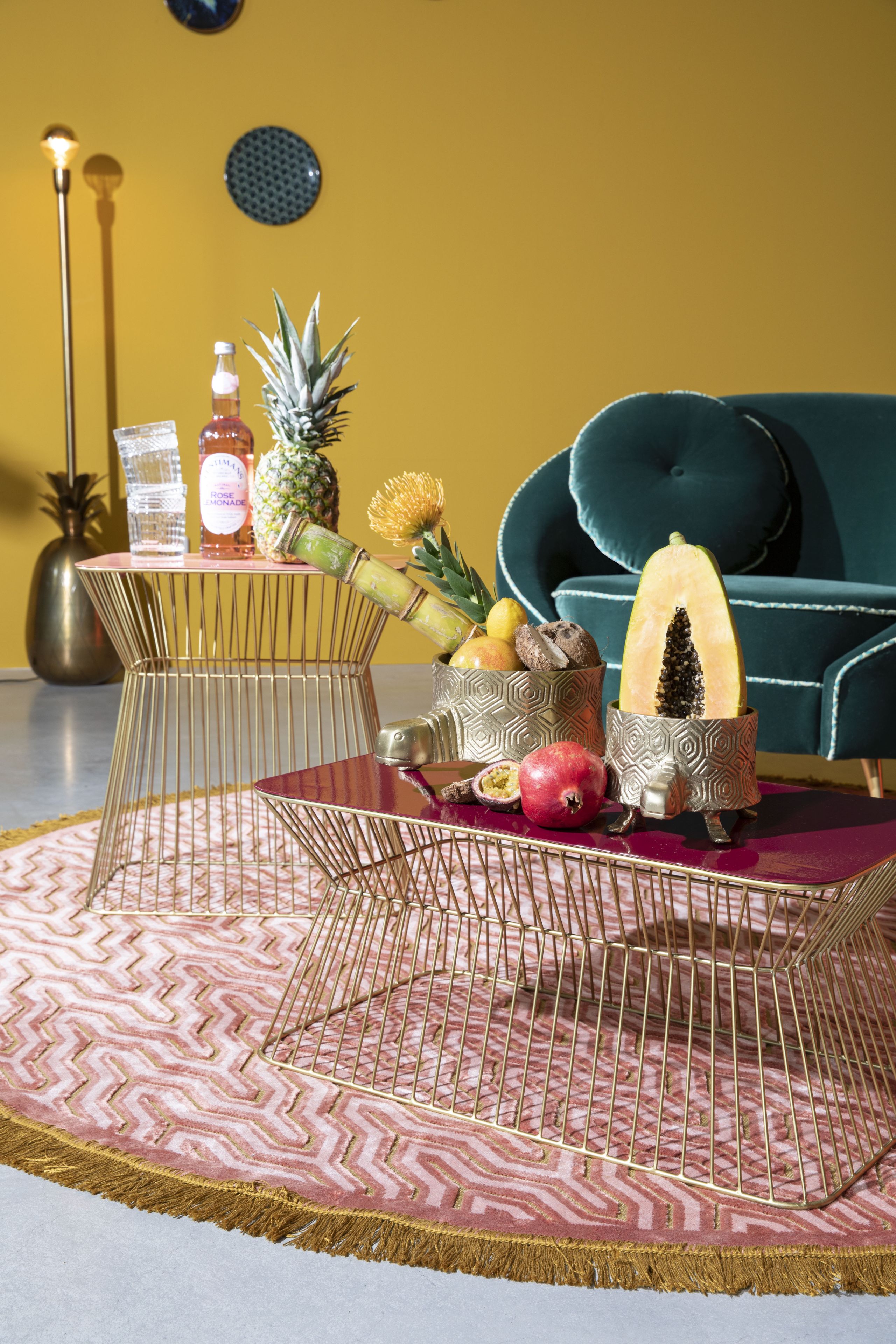 Retro Sessel Cocktailsessel Don't Love Me Lounger Grün