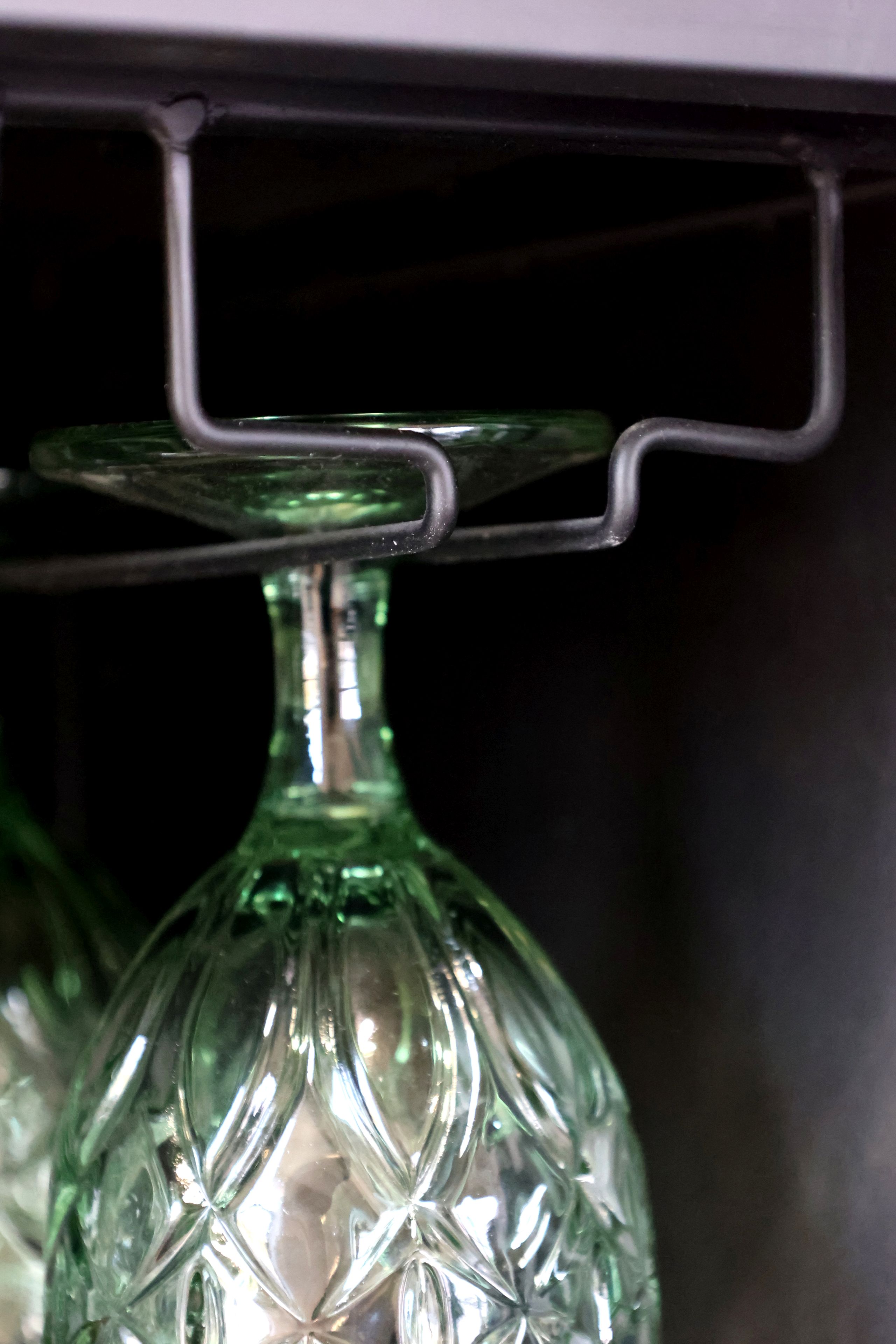 Vintage Vitrine Barschrank Cuvée Industrial Tannenholz Metall