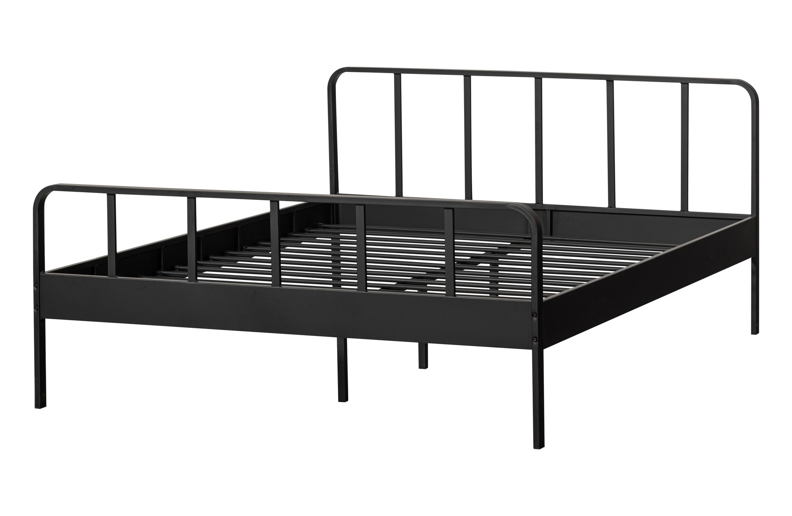 8714713178544_7 Industrial Bett Metallbett Mees schwarz 160 x 200