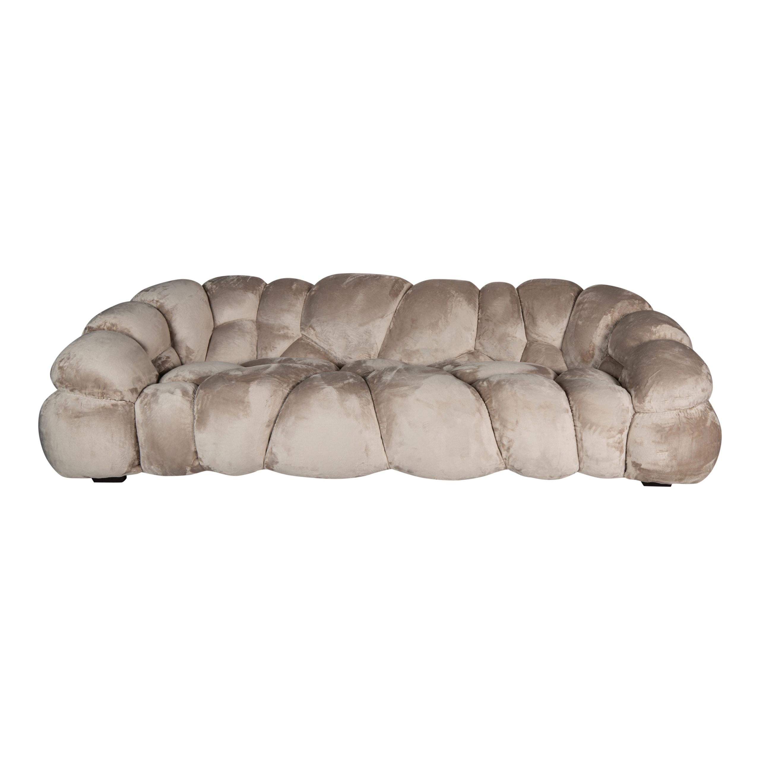 Sofa Cloudy Comfort Kunstfell in beige