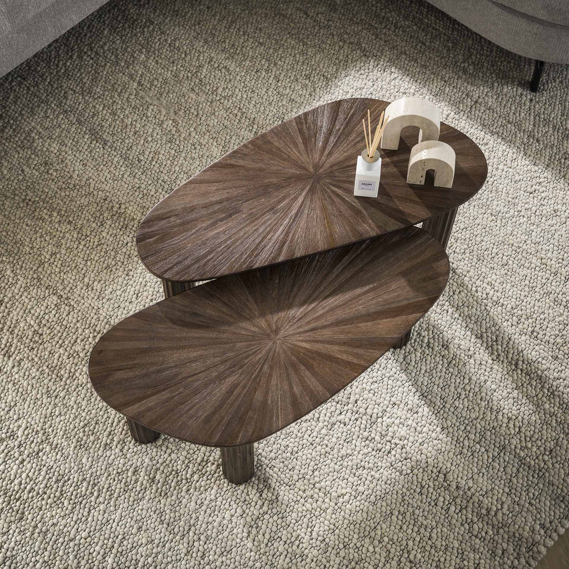 Retro Couchtischsets Maya Teakholz verschiedene Ausführungen