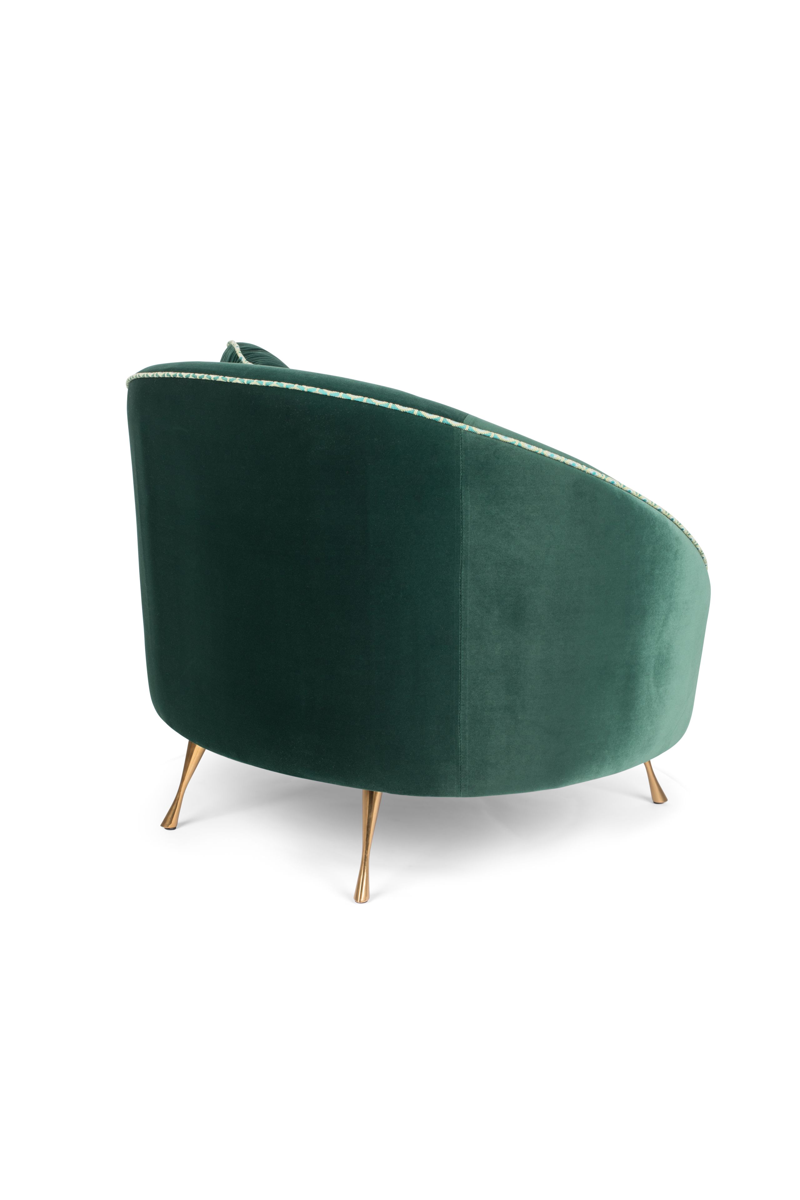 Retro Sessel Cocktailsessel Don't Love Me Lounger Grün