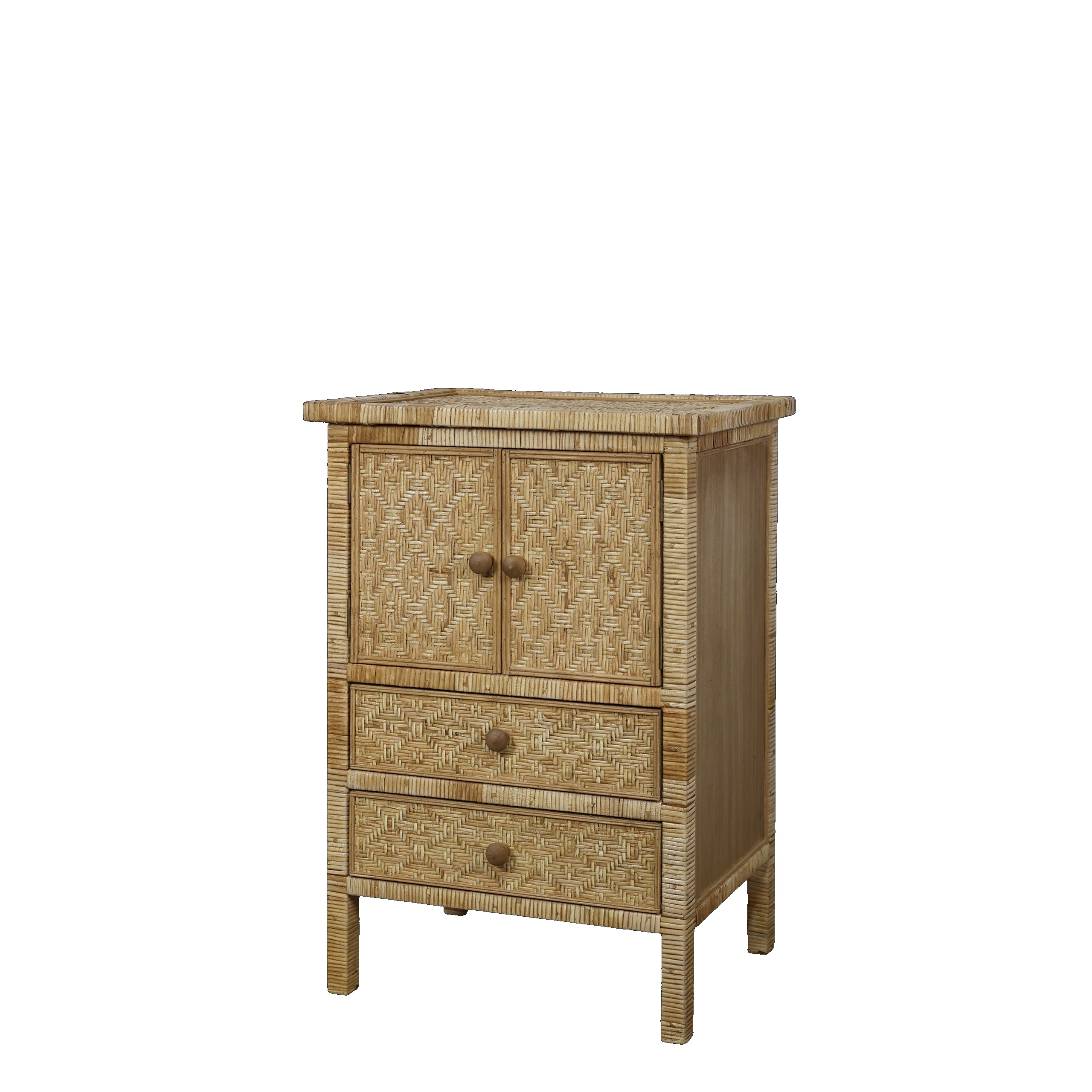 Kommode Nachttisch Marbella Rattan Bambus