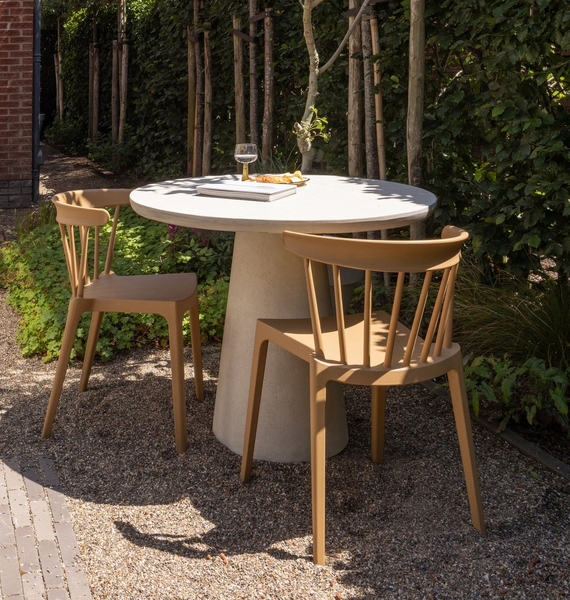 Gartentisch Outdoortisch Kevon Faserbeton Grau