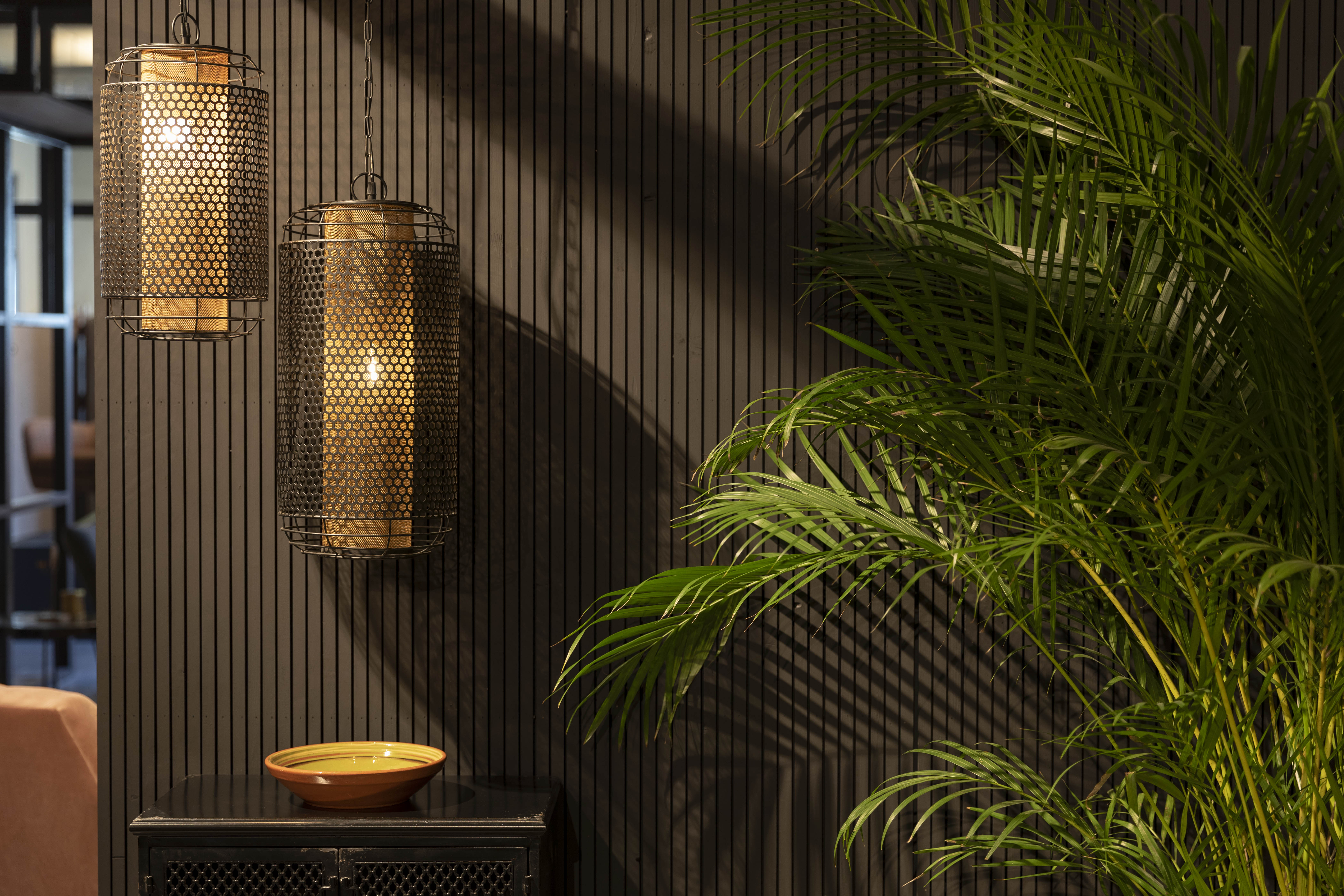 DutchBone Vintage Hängelampe Archer Lochstahl Large