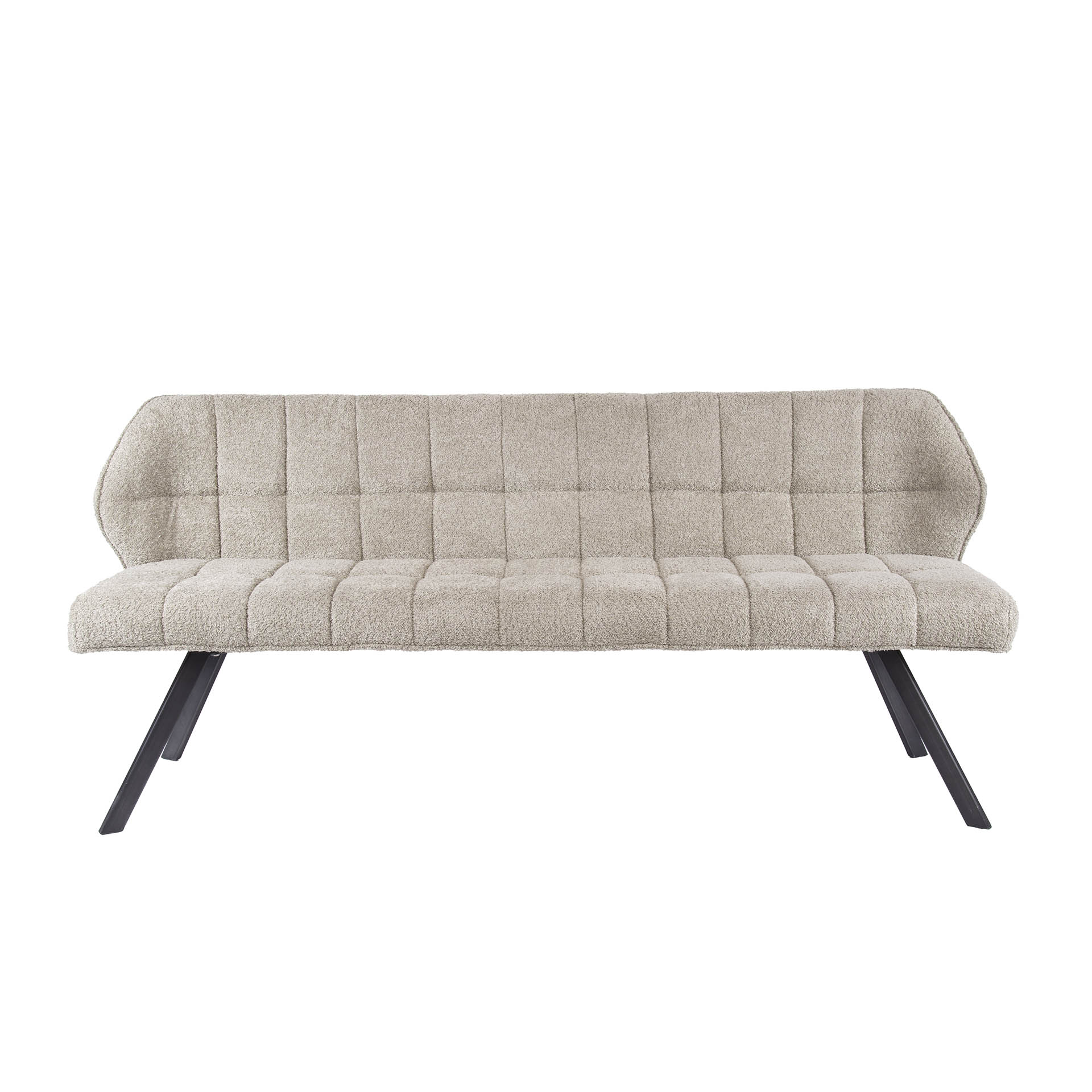 Esstischbank Polsterbank Raster 180 Industrial Boucle Sand Esstischbank Polsterbank Raster 180 Industrial Boucle Sand