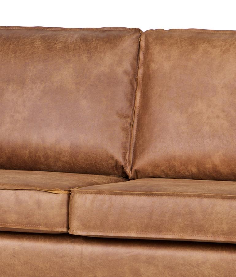 Ledersofa Rodeo 2,5-Sitzer Cognac 190