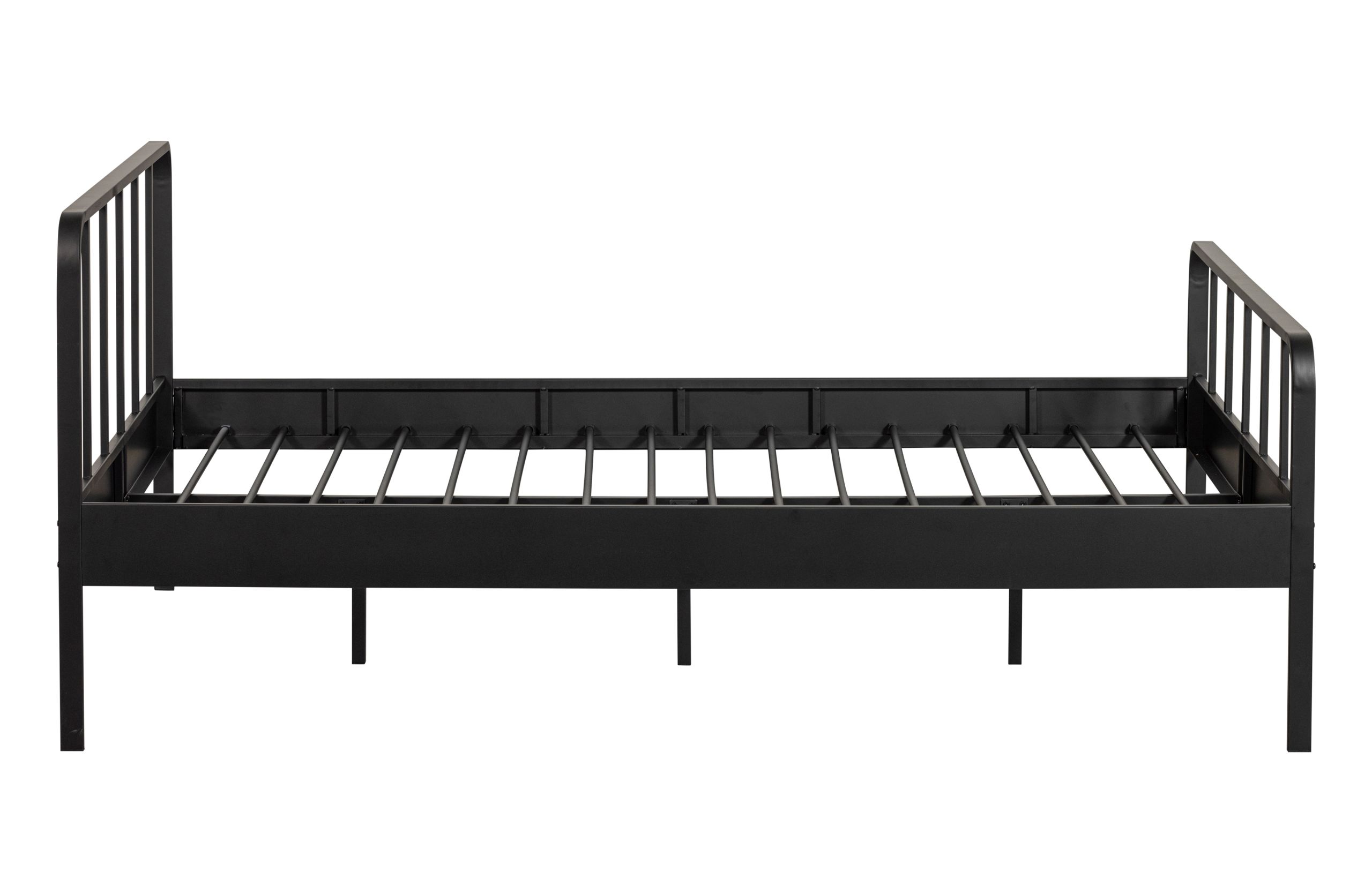 8714713178544_6 Industrial Bett Metallbett Mees schwarz 160 x 200