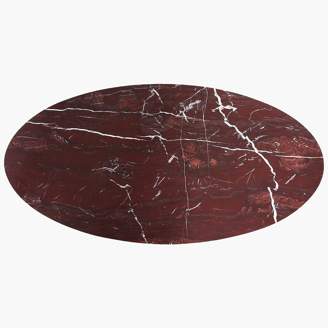 Retro Couchtisch Marble Marmor Holz oval verschiedene Maserungen