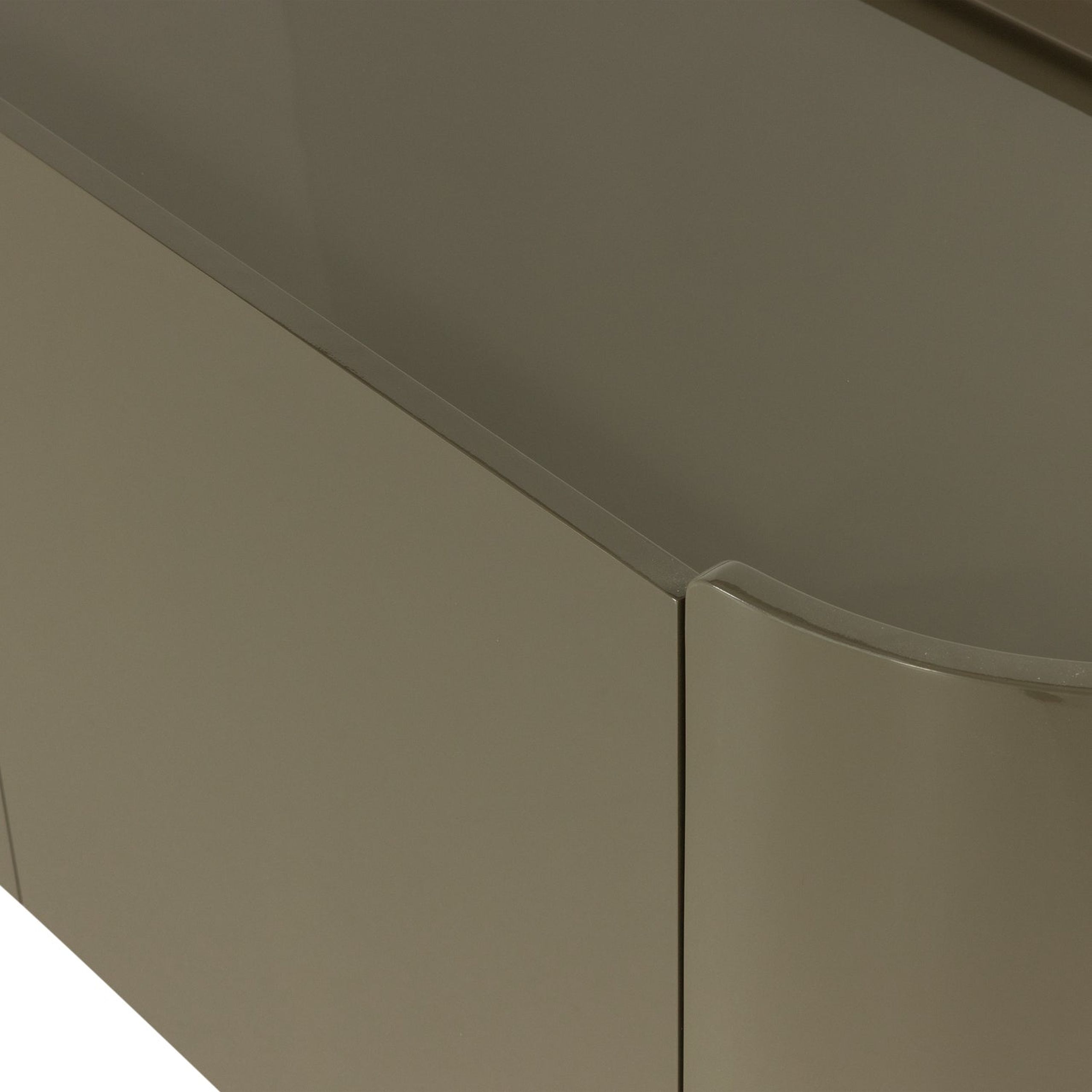Retro Sideboard Liora Hochglanz Grün Oval 