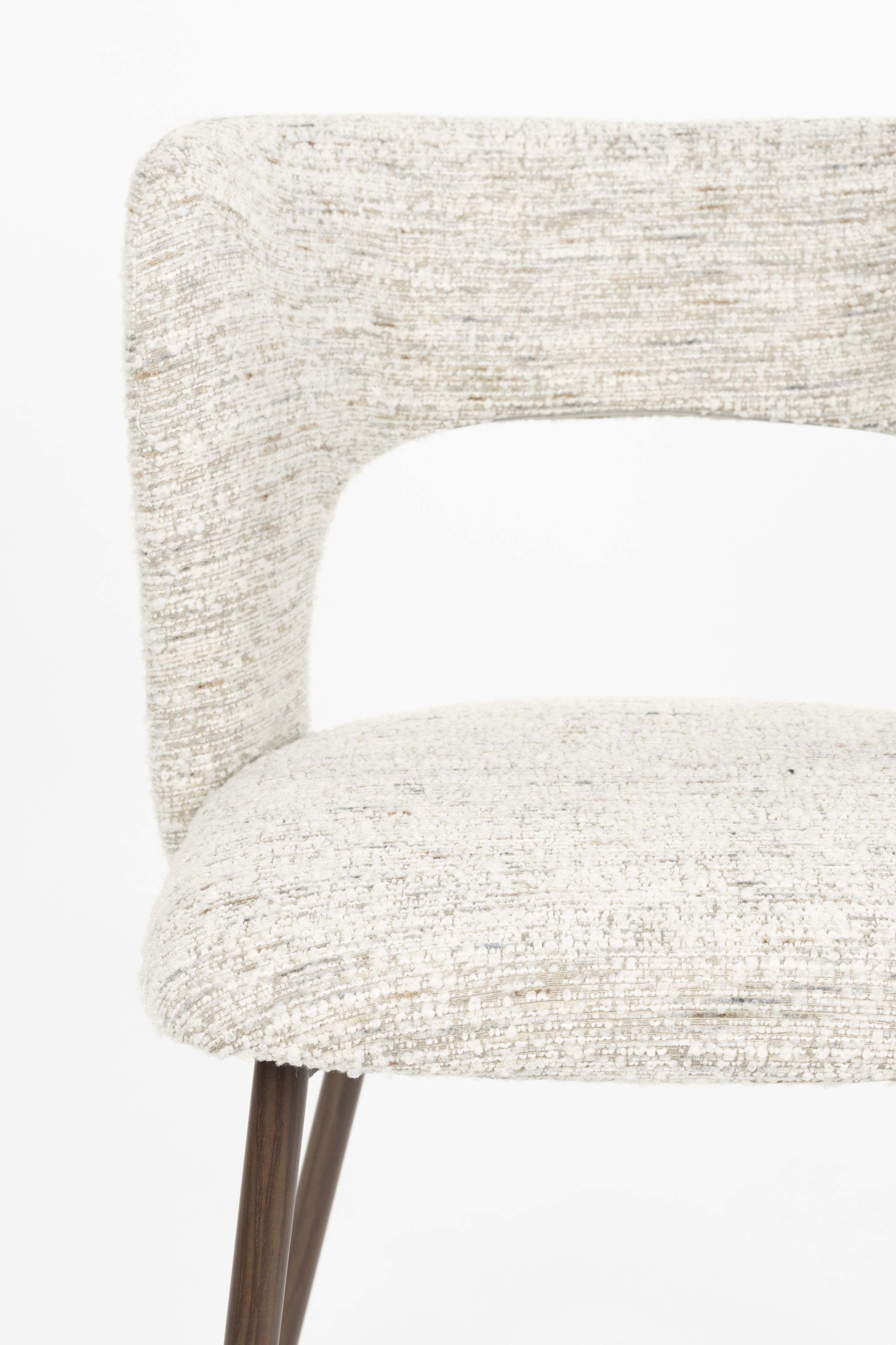 Essgruppe Retro Chelsea Bank + 2 Stühle Beige