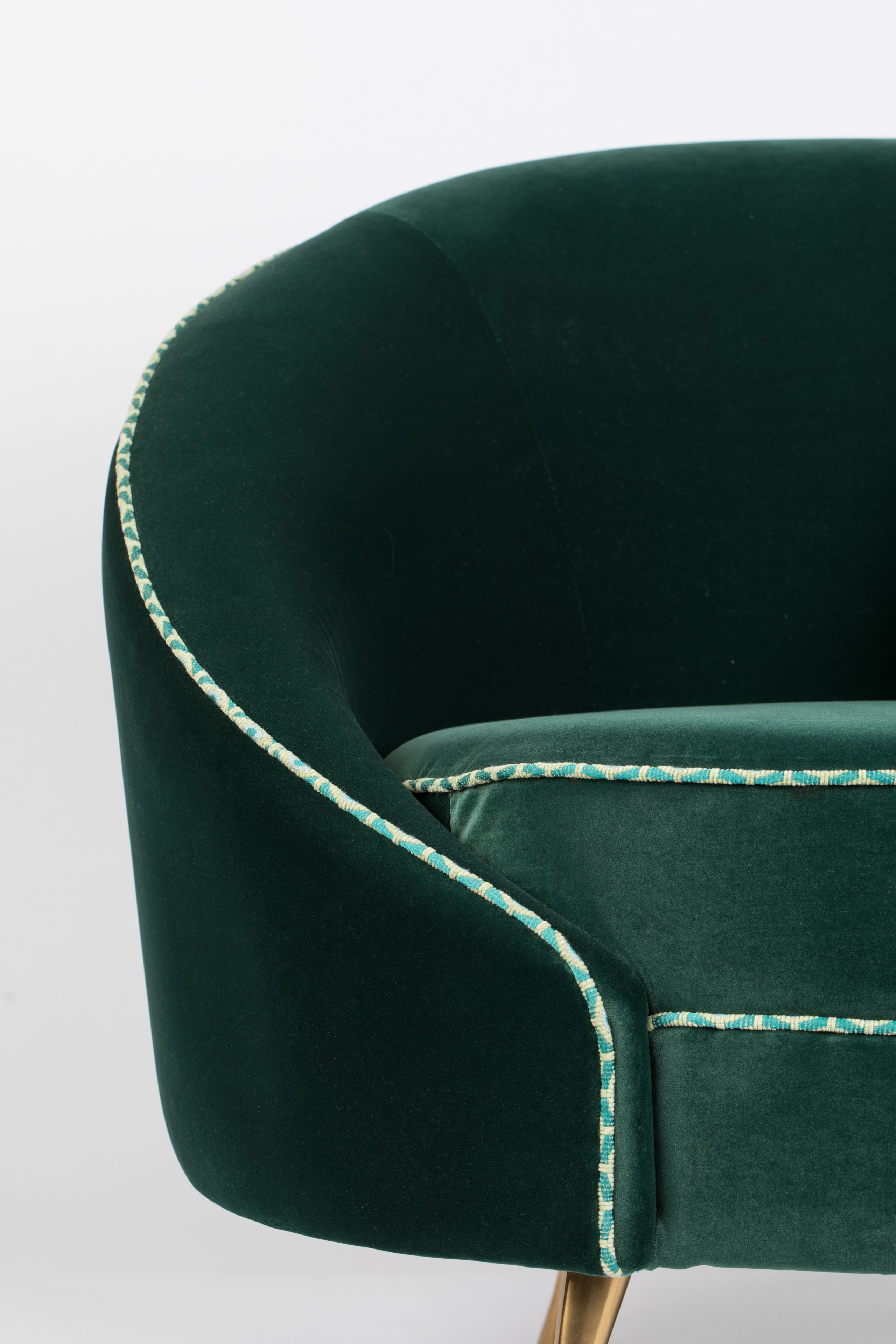 Retro Sessel Cocktailsessel Don't Love Me Lounger Grün