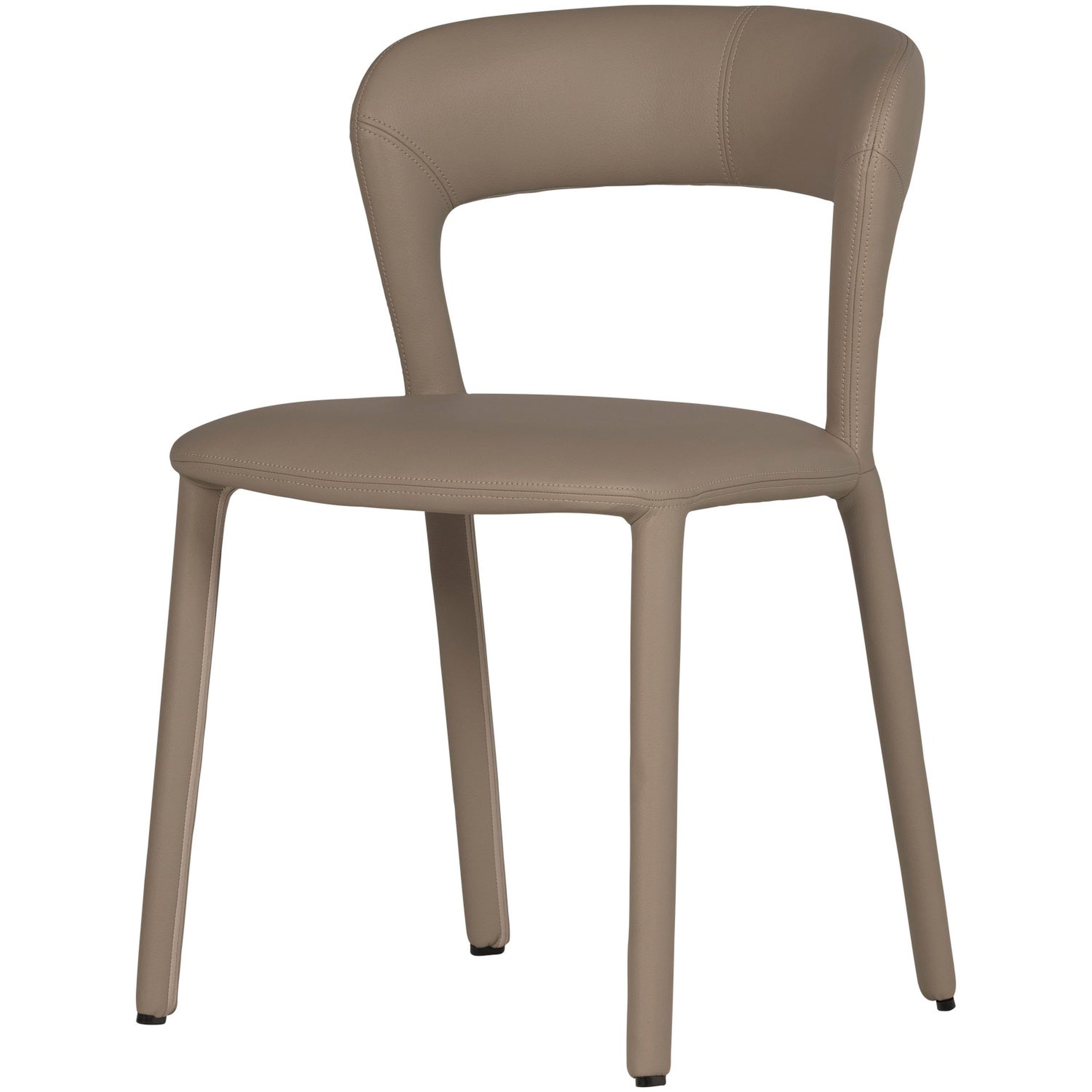 Retro Esszimmerstuhl Lederstuhl Noble Komplettbezug Kunstleder Sand