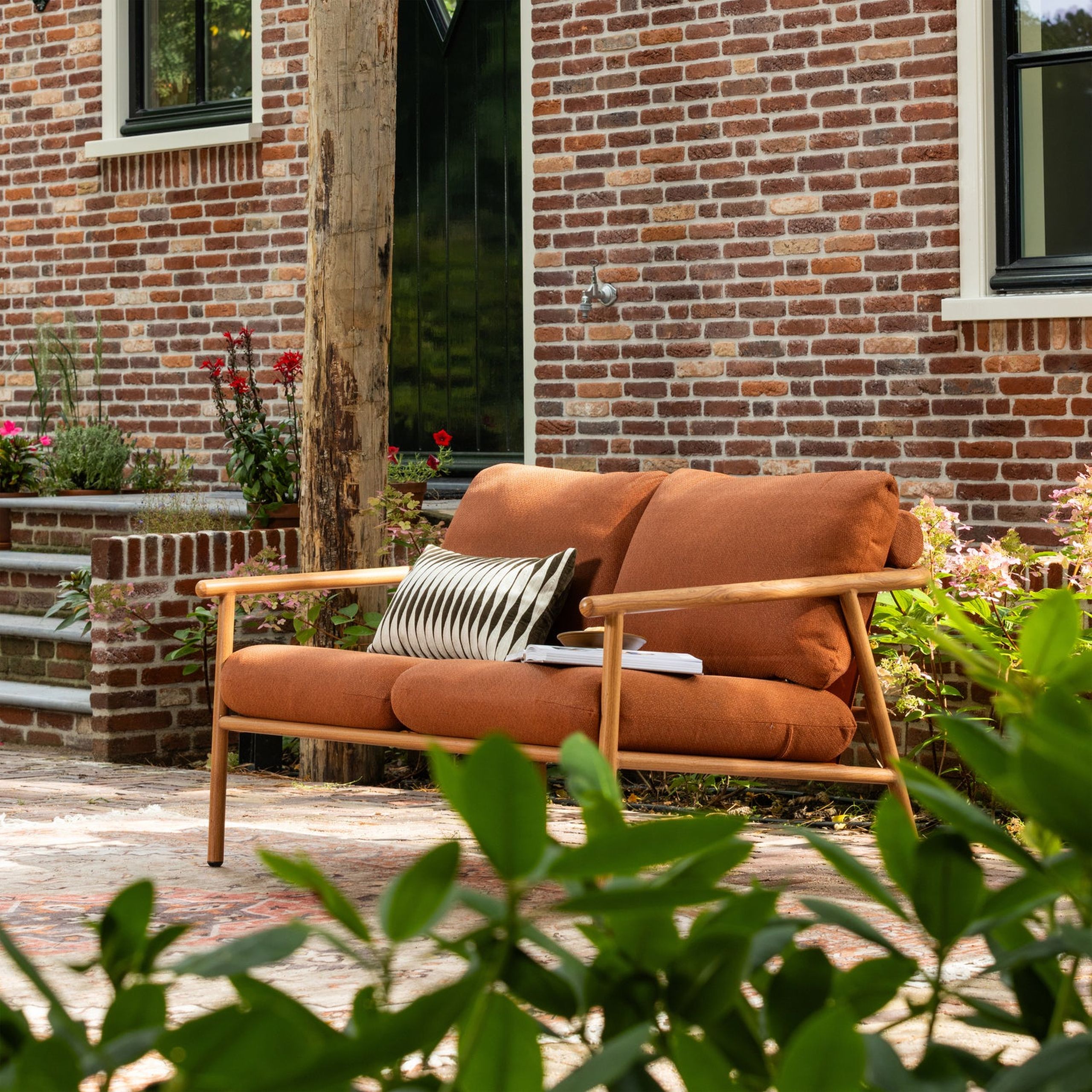 Outdoor Gartenlounge Serie Cavero Terra 2-Sitzer