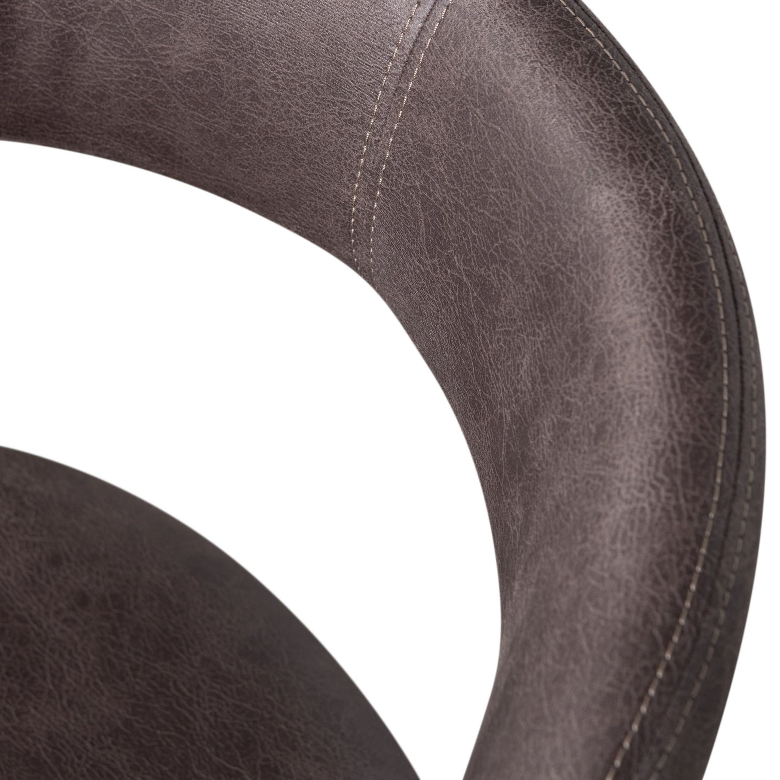 Retro Esszimmerstuhl Lederstuhl Noble Komplettbezug Kunstleder Anthrazit Retro Esszimmerstuhl Lederstuhl Noble Komplettbezug Kunstleder Anthrazit