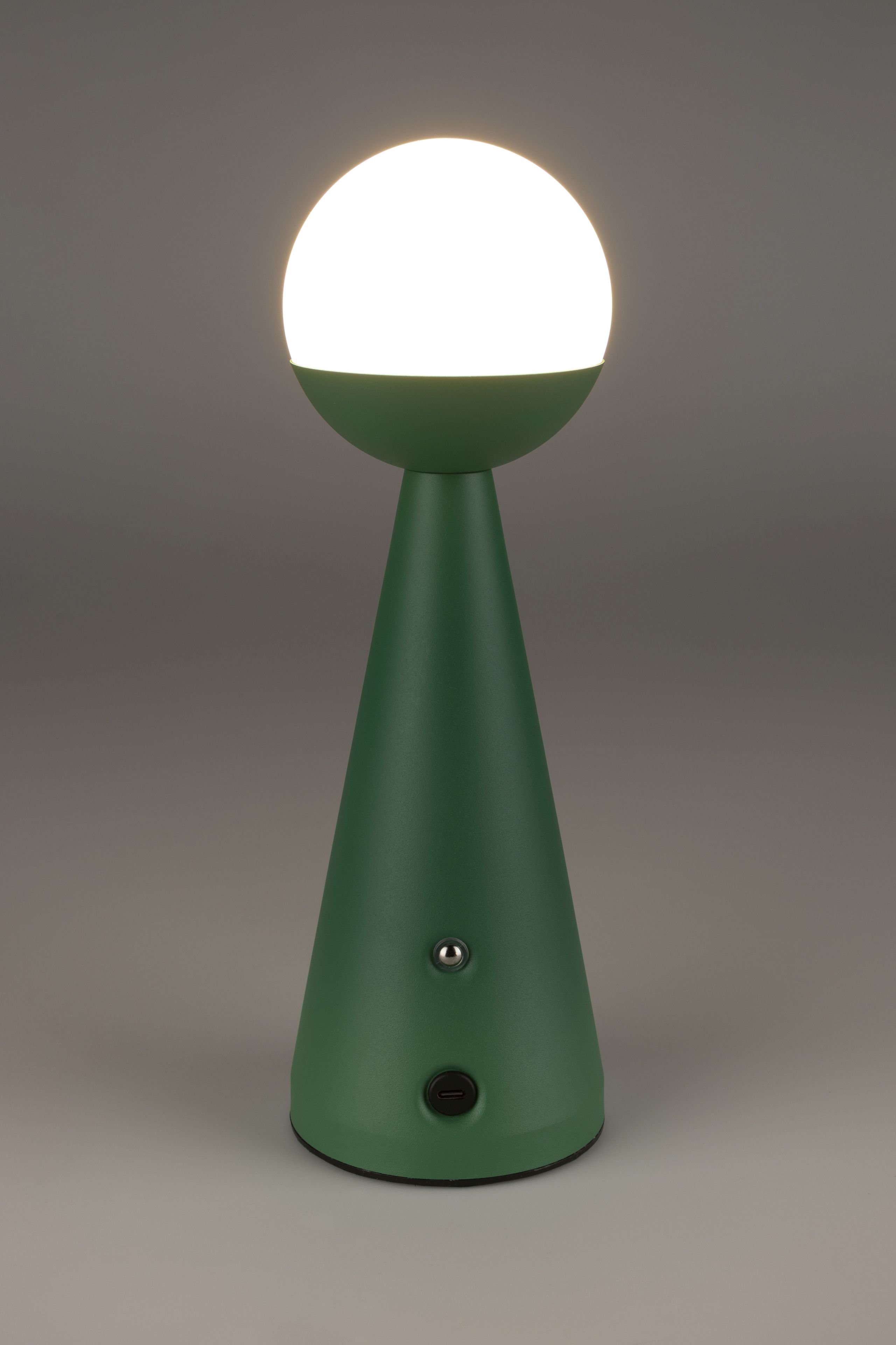 Retro LED Tischlampe Bello dimmbar Mid-Century-Design Grün