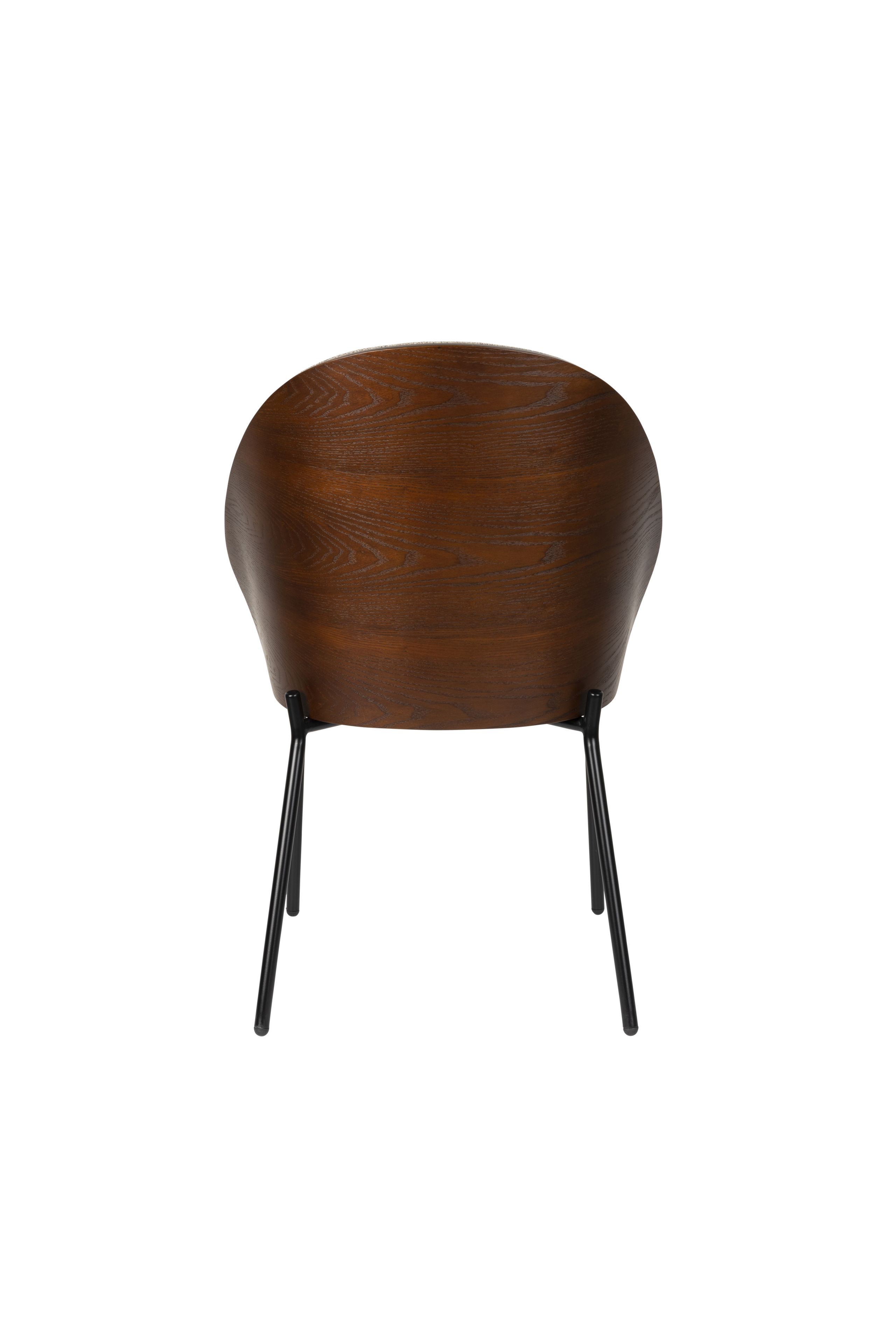 2er Set Retro Esszimmerstuhl Rodin Eschenholz Braun