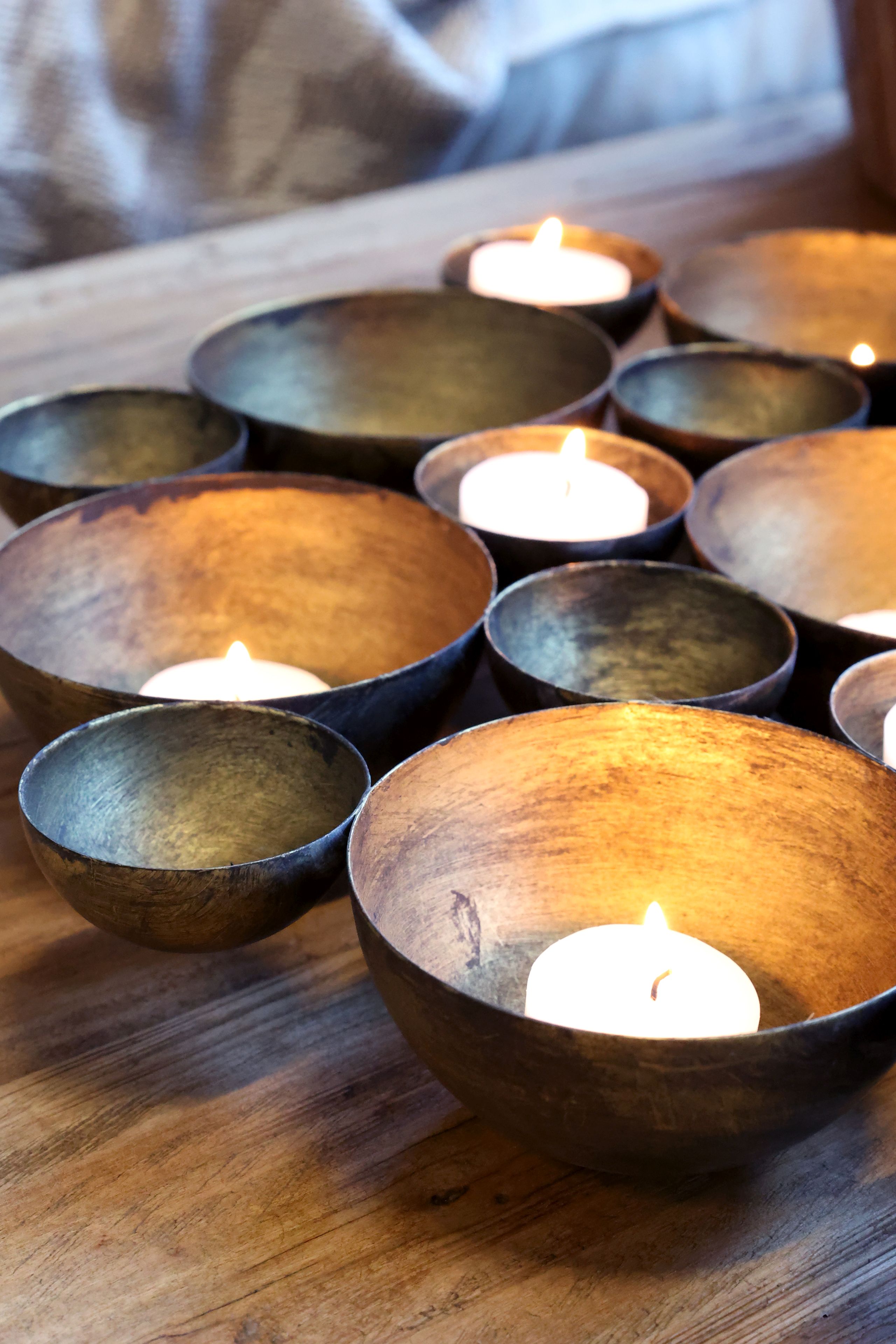 Vintage Kerzenständer Teechlichthalter Hestia 22-flammig