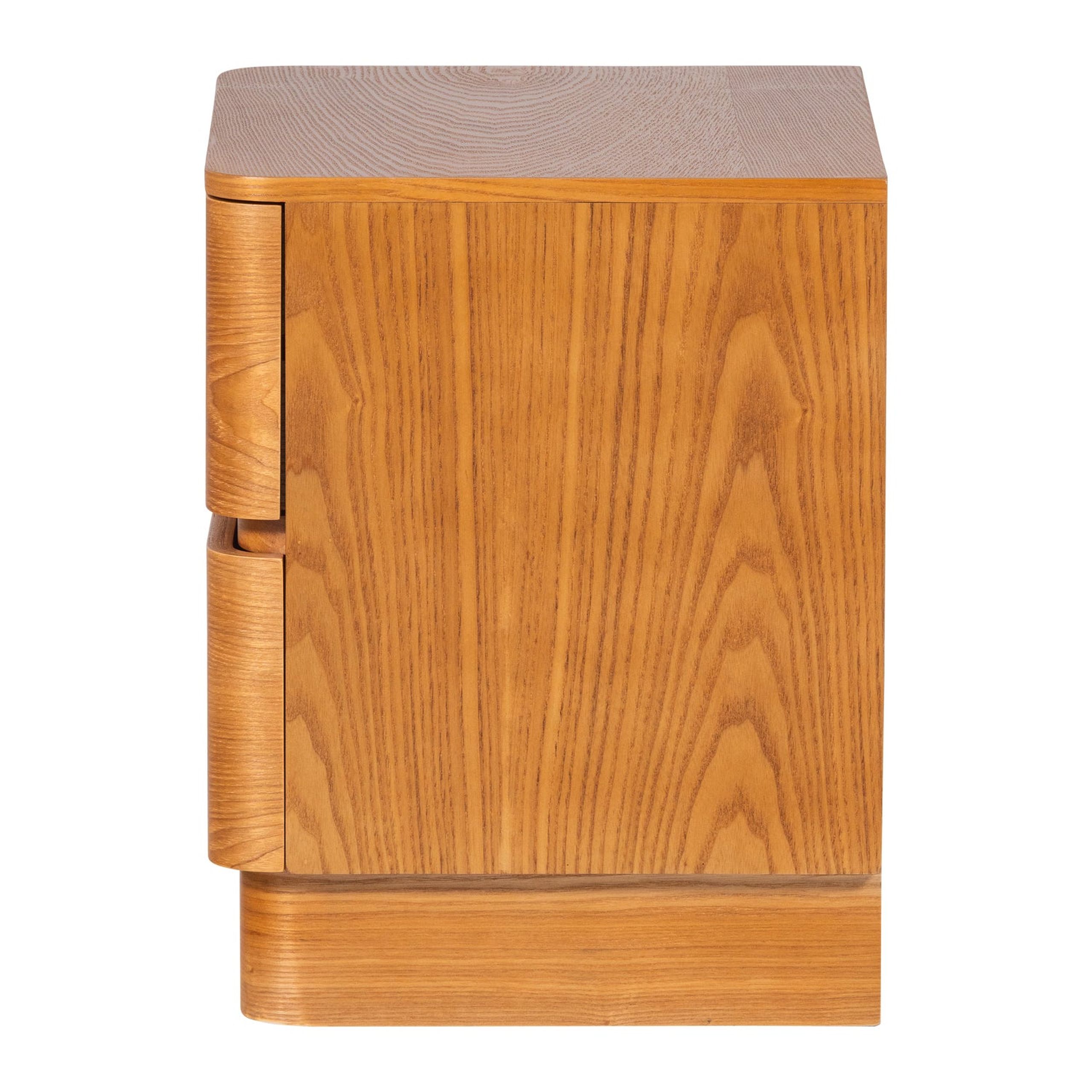 Retro Kommode Fejo zwei abgerundete Schubladen 